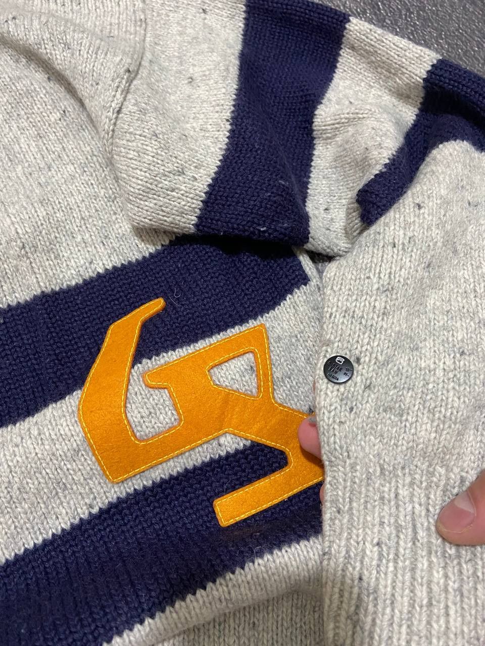 G-Star Vintage G Star Raw big print wool sweater Size US L / EU 52-54 / 3 - 3 Thumbnail