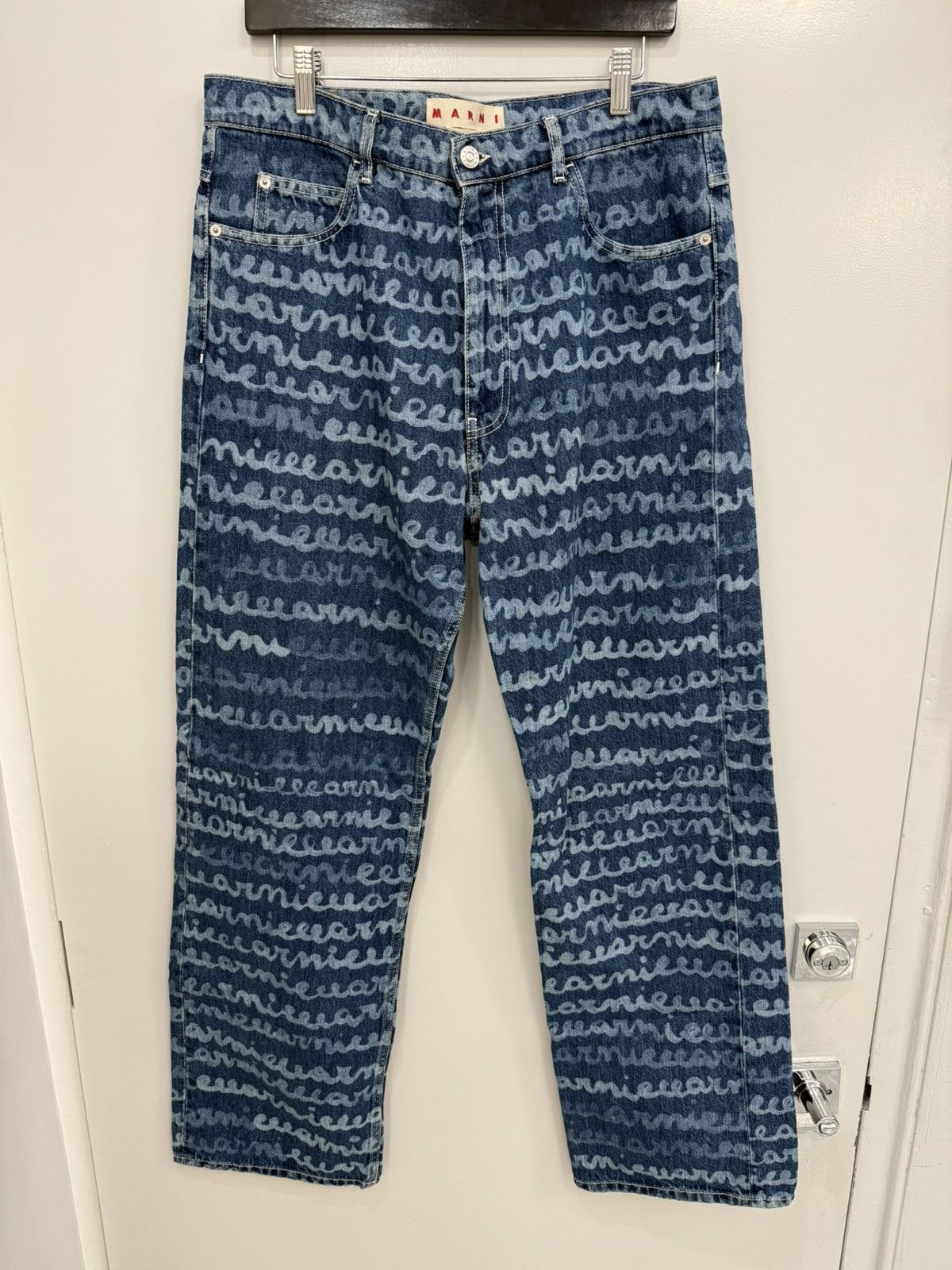 Marni Marni Blue Denim Jeans Size US 34 / EU 50 - 1 Thumbnail
