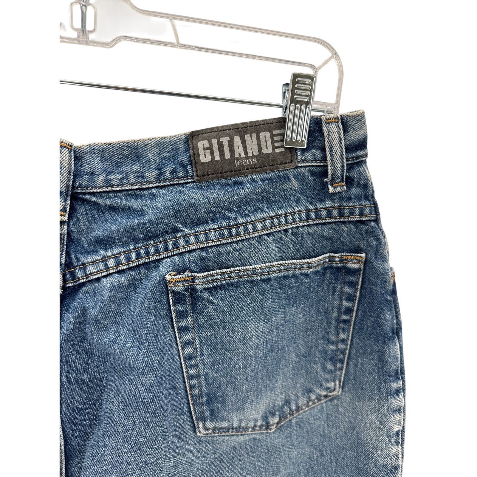 Vintage Vintage Gitano high waisted tapered 80s 90s jeans size 18P Size 36" / US 14 / IT 50 - 6 Thumbnail