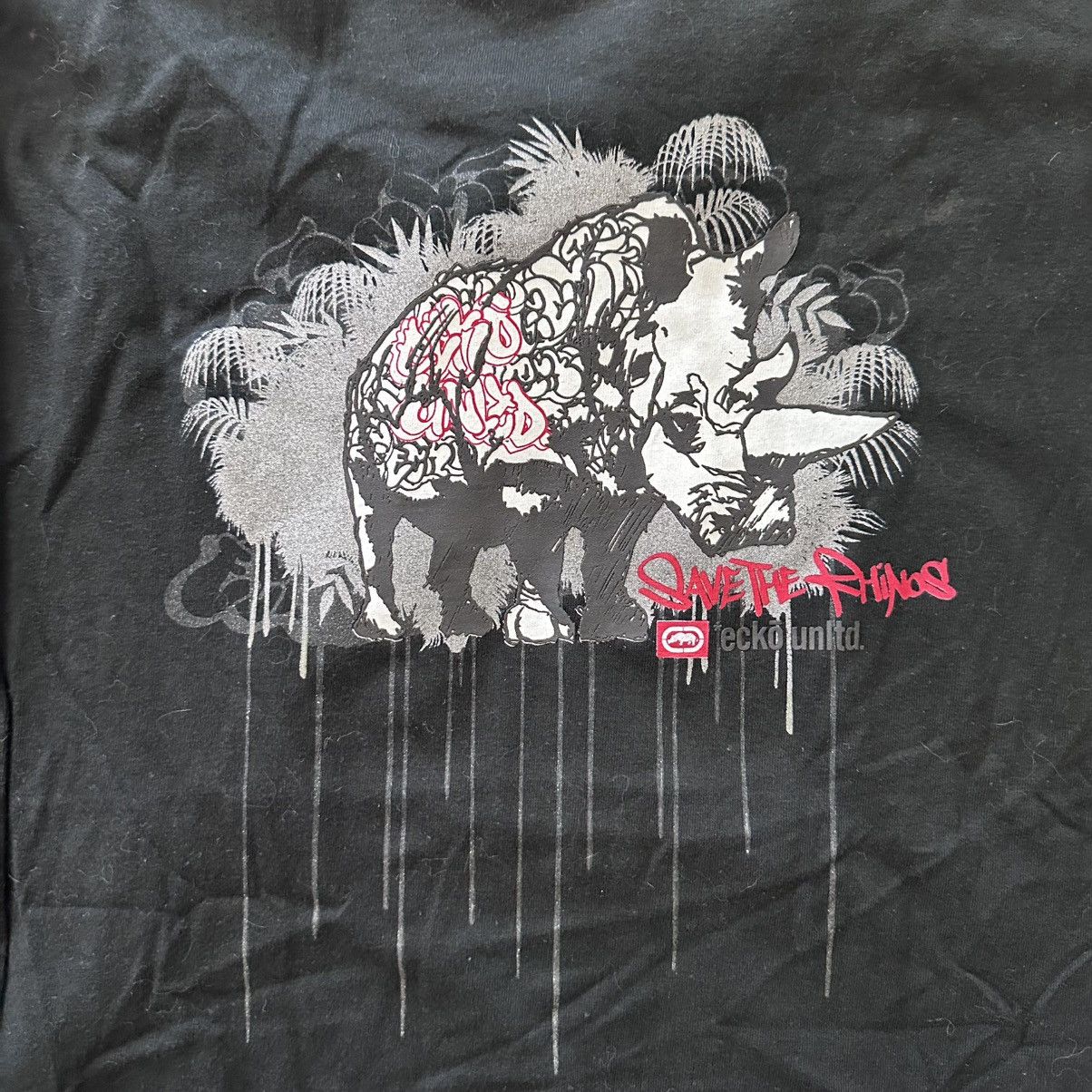 Ecko Unltd. Size L: Ecko Unltd Graphic Rhino Vintage Long Sleeve Tee Y2K Size US L / EU 52-54 / 3 - 2 Thumbnail