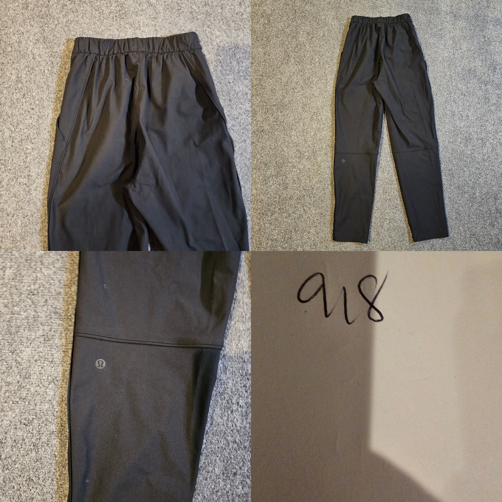 Lululemon Lululemon Pants Womens 2 Black Essential High Rise Trouser Stretch Pull On Taper Size 26" / US 2 / IT 38 - 8 Thumbnail