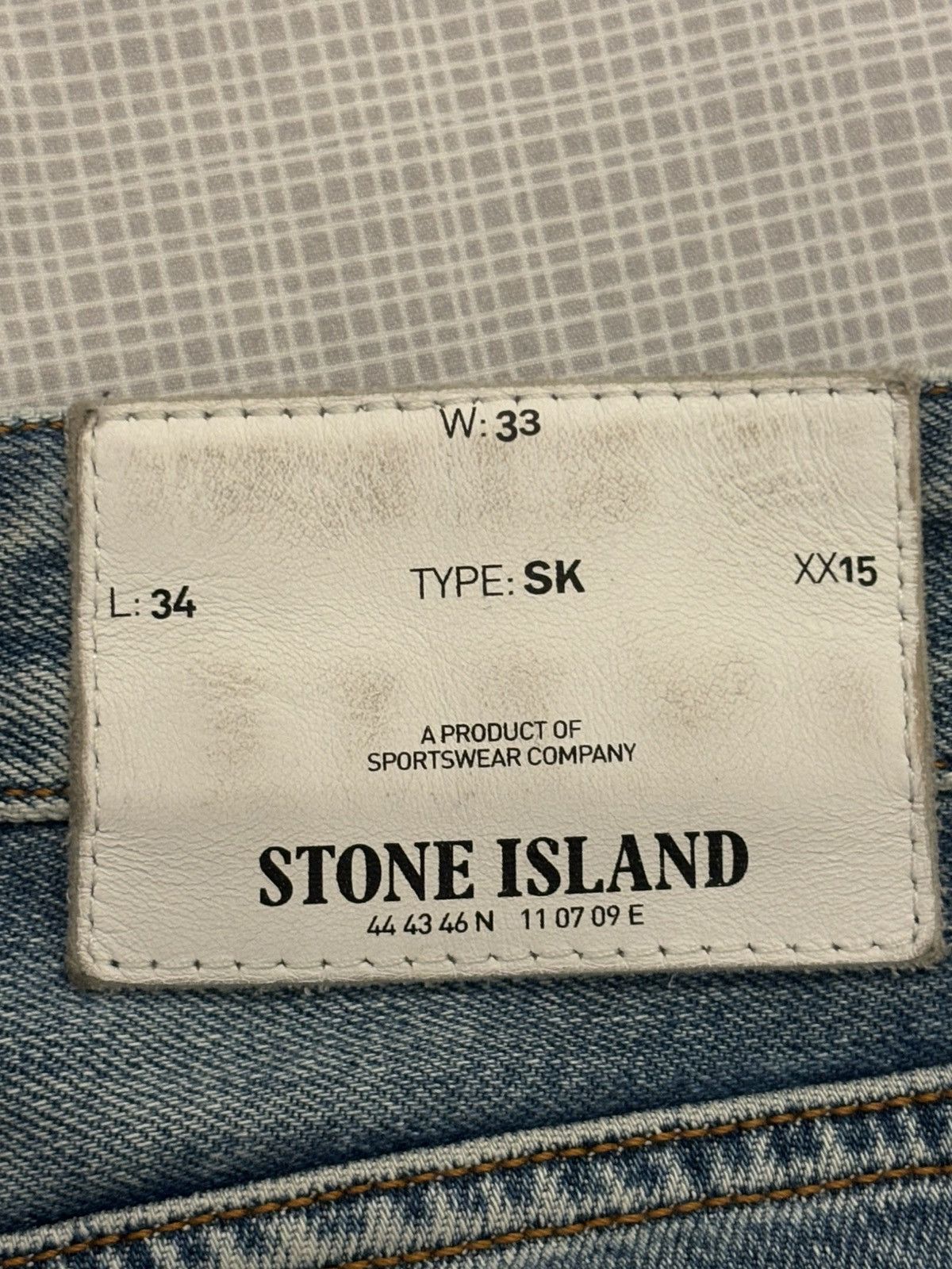 Stone Island Stone Island Badge Jeans Size US 33 - 6 Thumbnail