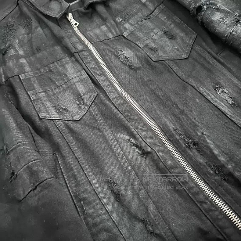 Amiri Amiri Size M Waxing ruins the denim jacket Size US M / EU 48-50 / 2 - 3 Thumbnail