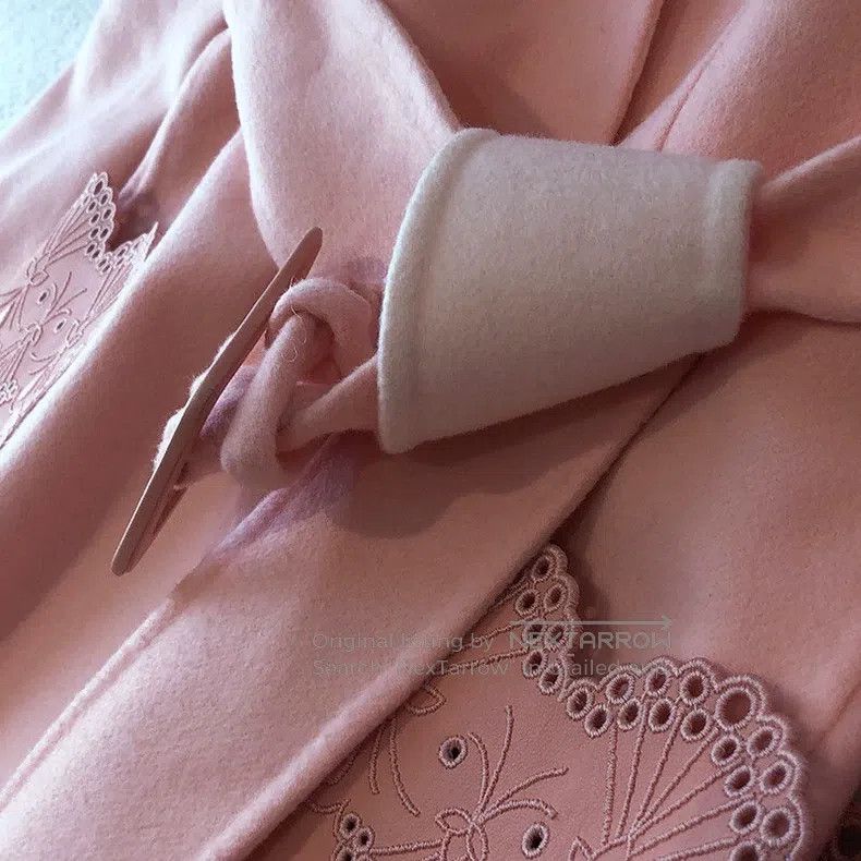Fendi Fendi Pink wool coat double-sided wool lightweight and war Size XXS / US 00 / IT 34 - 7 Thumbnail