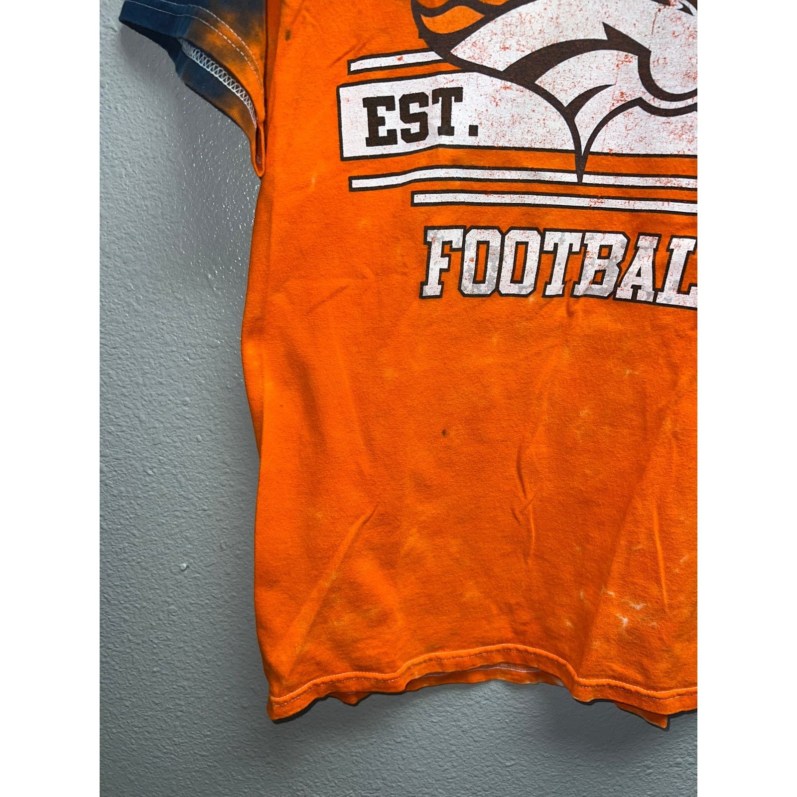NFL NFL Denver Broncos Shirt Tie Dye Blue Orange Football Tee M Size US M / EU 48-50 / 2 - 4 Thumbnail