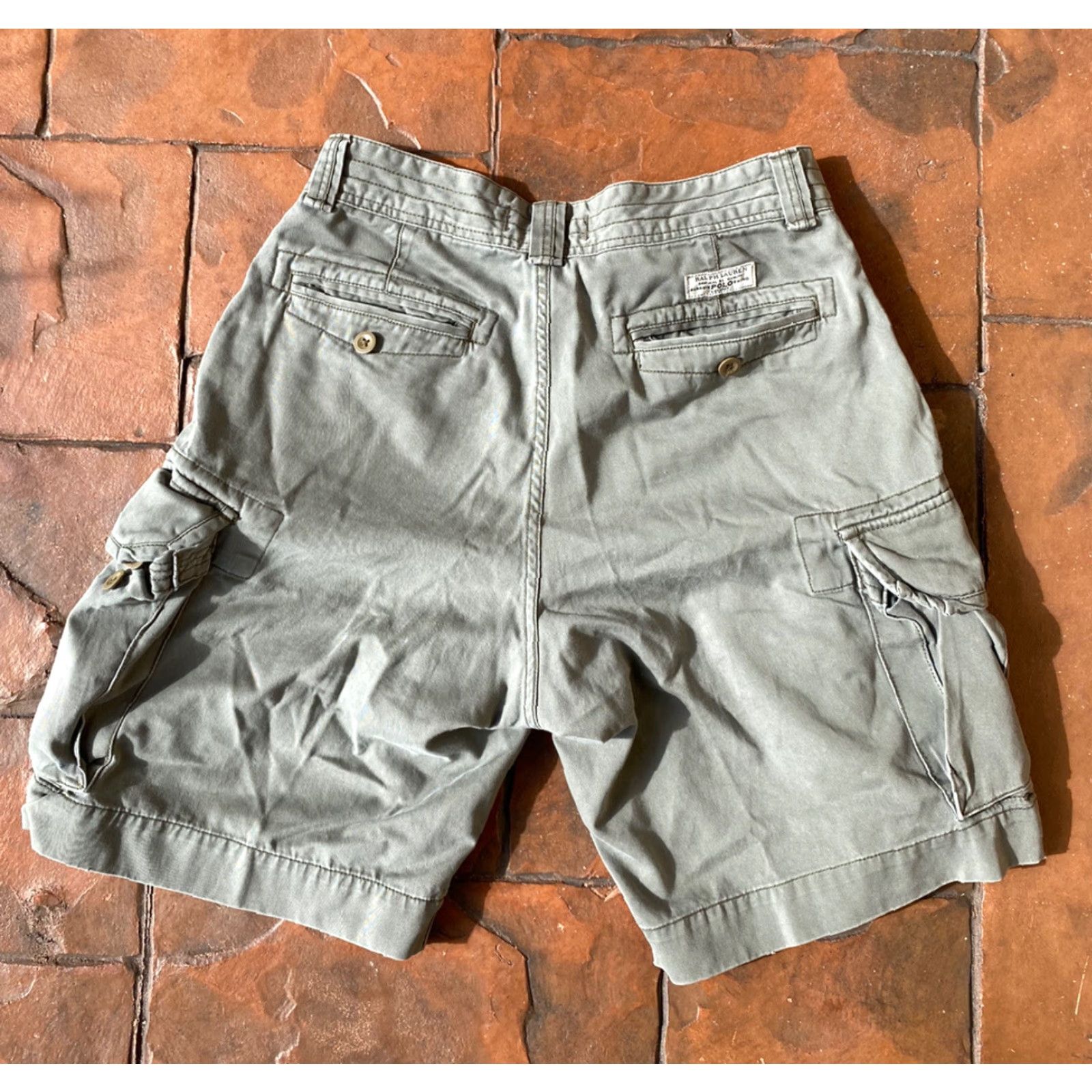 Polo Ralph Lauren Polo Ralph Lauren Cargo Shorts Military Gray 32 Size US XS / EU 42 / 0 - 5 Thumbnail