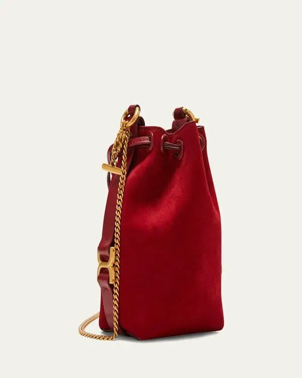 Chloe o1loc1c1024 Size: OS / Micro Bucket in Smoked Red Size ONE SIZE - 1 Thumbnail