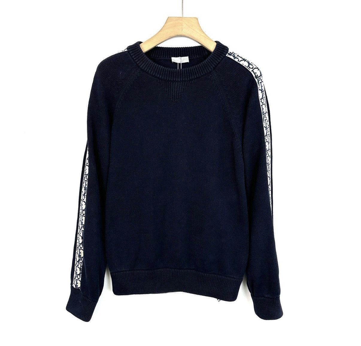 Dior Black Long Sleeve Sweatshirt with Stripe Accents Size US S / EU 44-46 / 1 - 1 Thumbnail