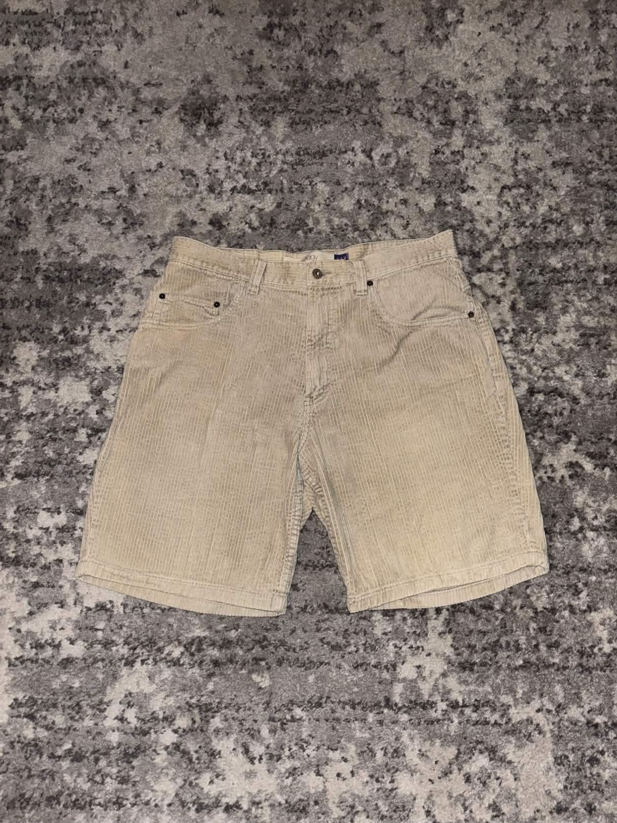 Gap 00s Gap Baggy Corduroy Shorts Size US 35 - 1 Thumbnail