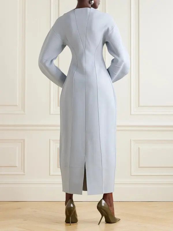 Jil Sander o1w1db10825 Dress in Light Blue Size M / US 6-8 / IT 42-44 - 3 Thumbnail