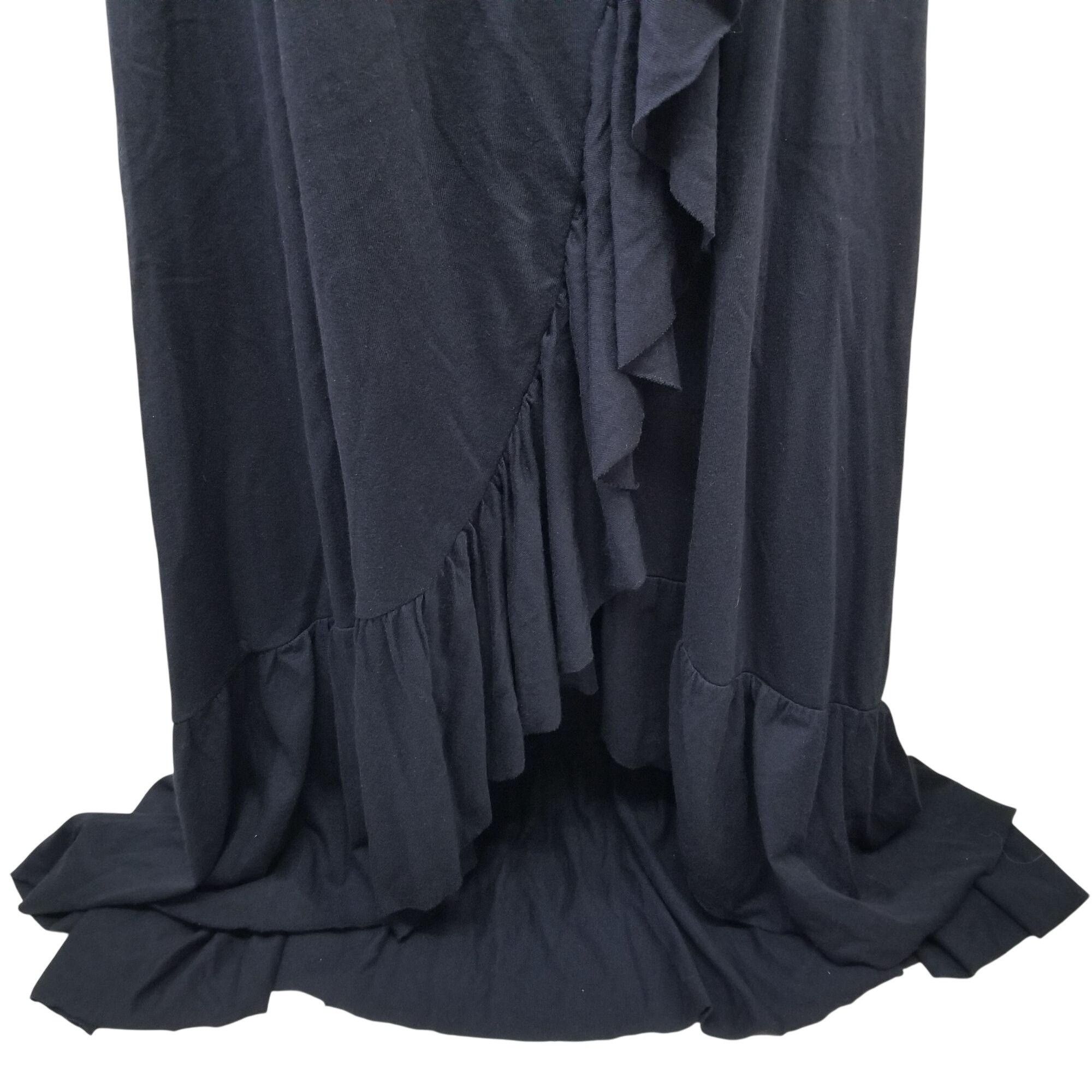 Soft Surroundings Soft Surroundings S Springtime Ruffles Black Dress V Neck St Size S / US 4 / IT 40 - 5 Thumbnail
