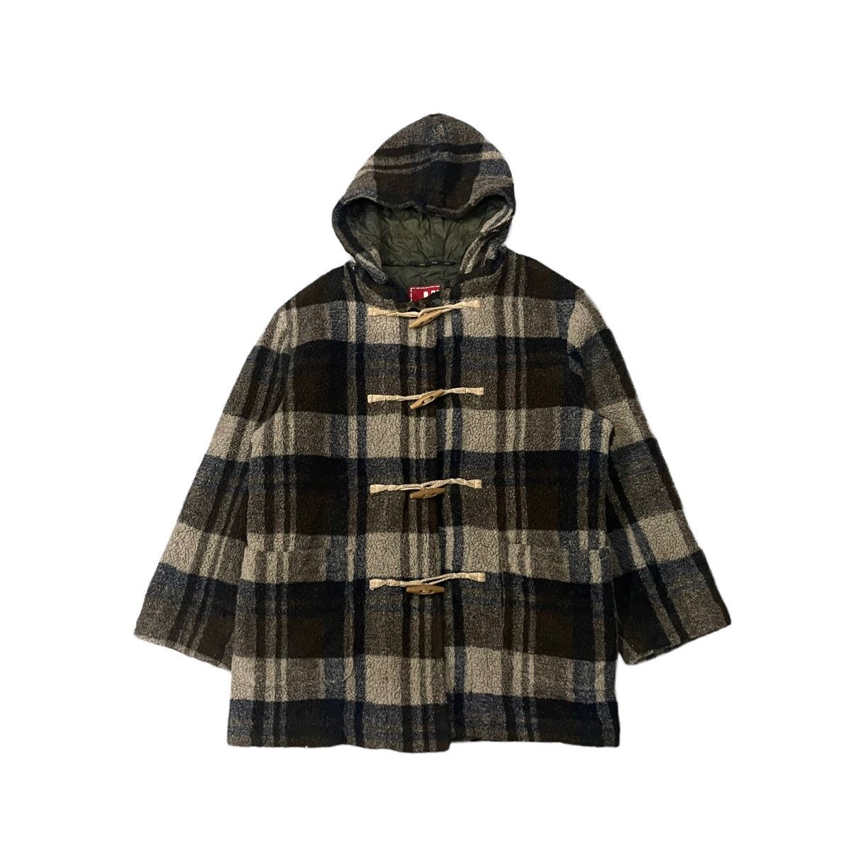 Helly Hansen Vintage Helly Hansen Duffle Fleece Hoodie Coat Jacket Size US M / EU 48-50 / 2 - 1 Thumbnail