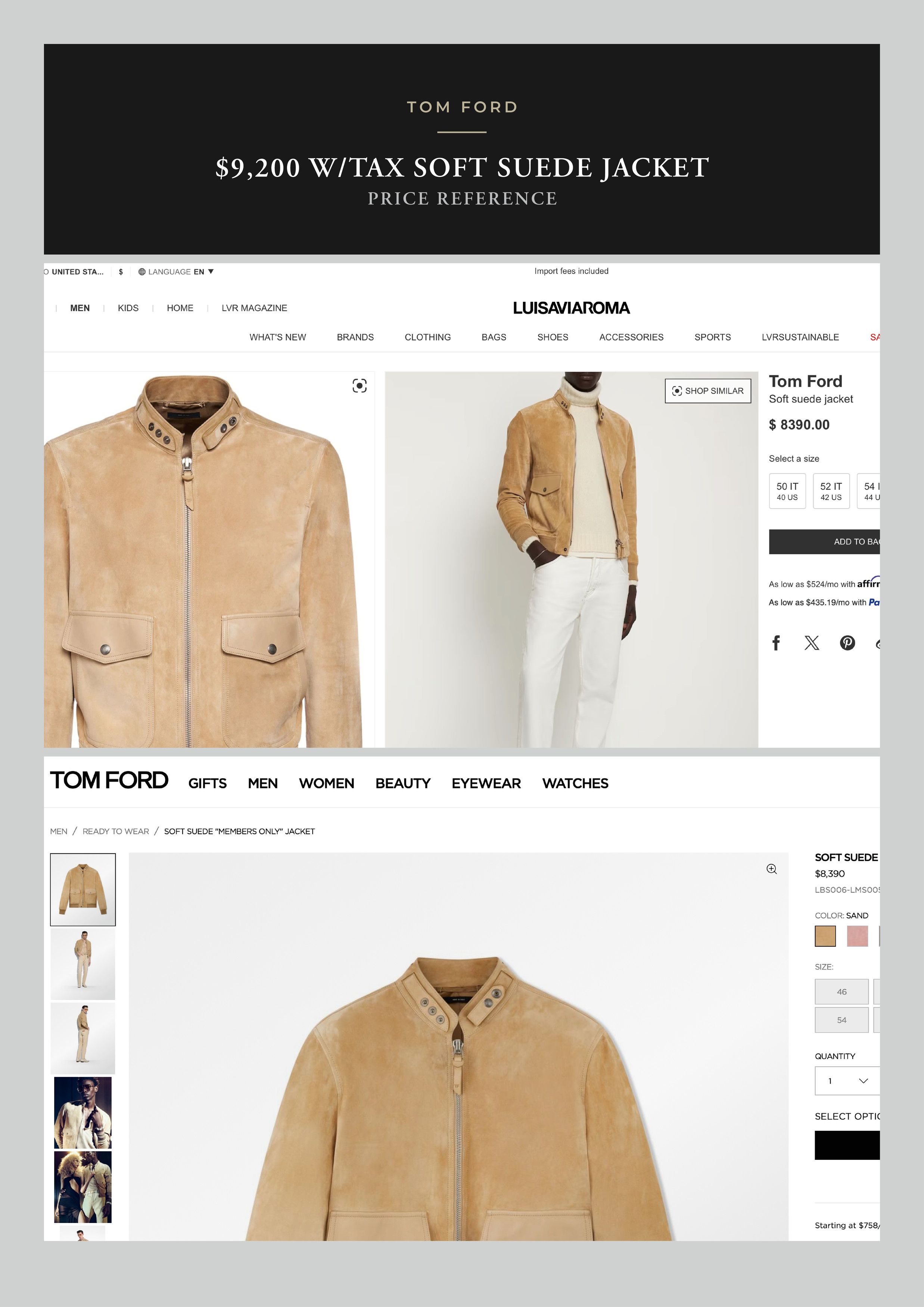 Tom Ford Coveted Ultra-Rare $9,200 w/tax Elevated Details Jacket Size US M / EU 48-50 / 2 - 5 Thumbnail