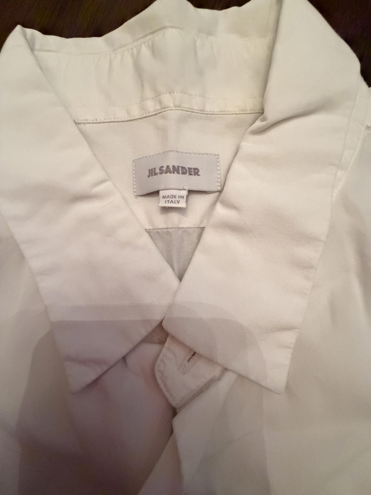 Jil Sander Jil Sander Tailor Made White Cotton Shirt 43/17 Size US XL / EU 56 / 4 - 2 Thumbnail