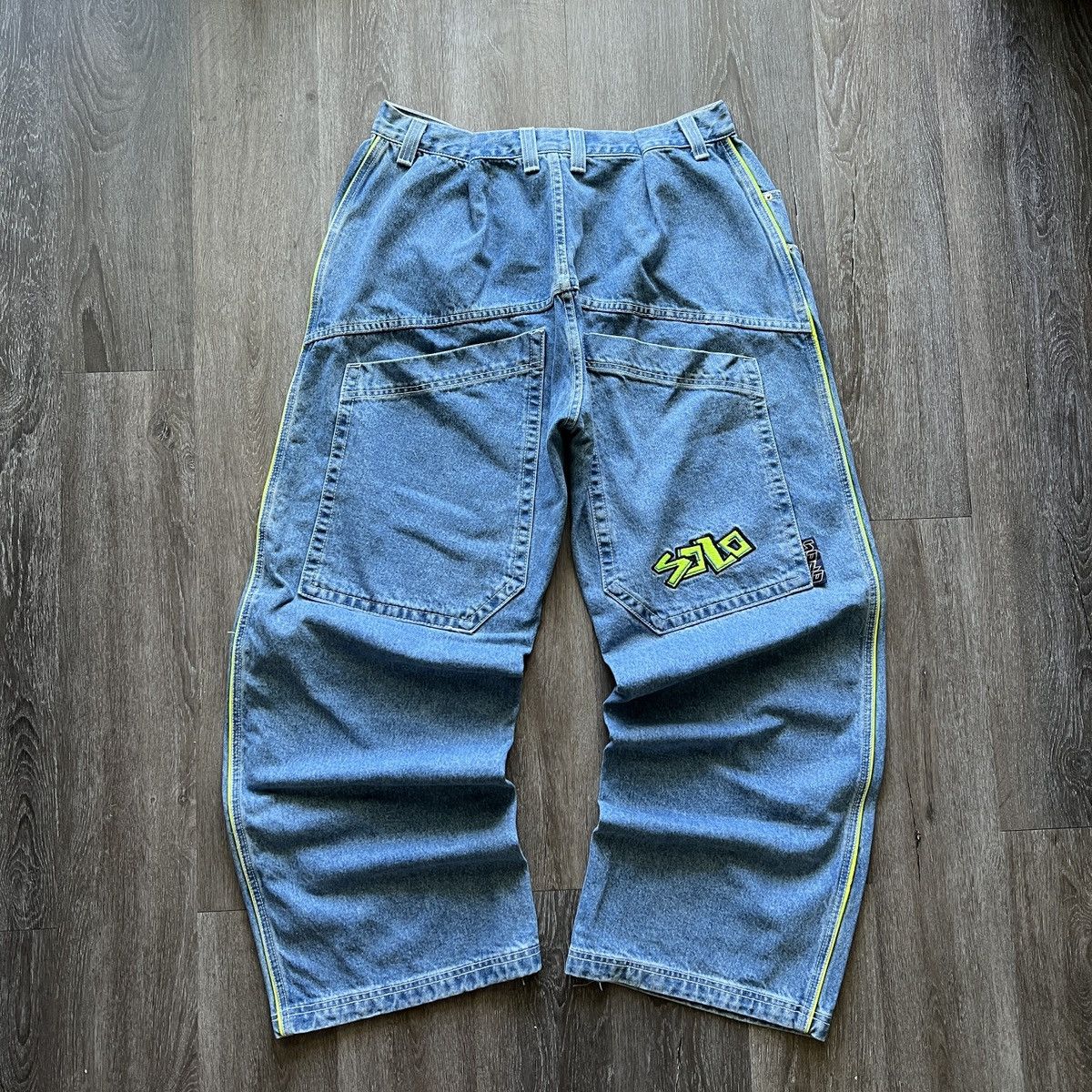JNCO × Streetwear × Vintage Rare Crazy Vintage 90s SOLO Reverb wide leg ...