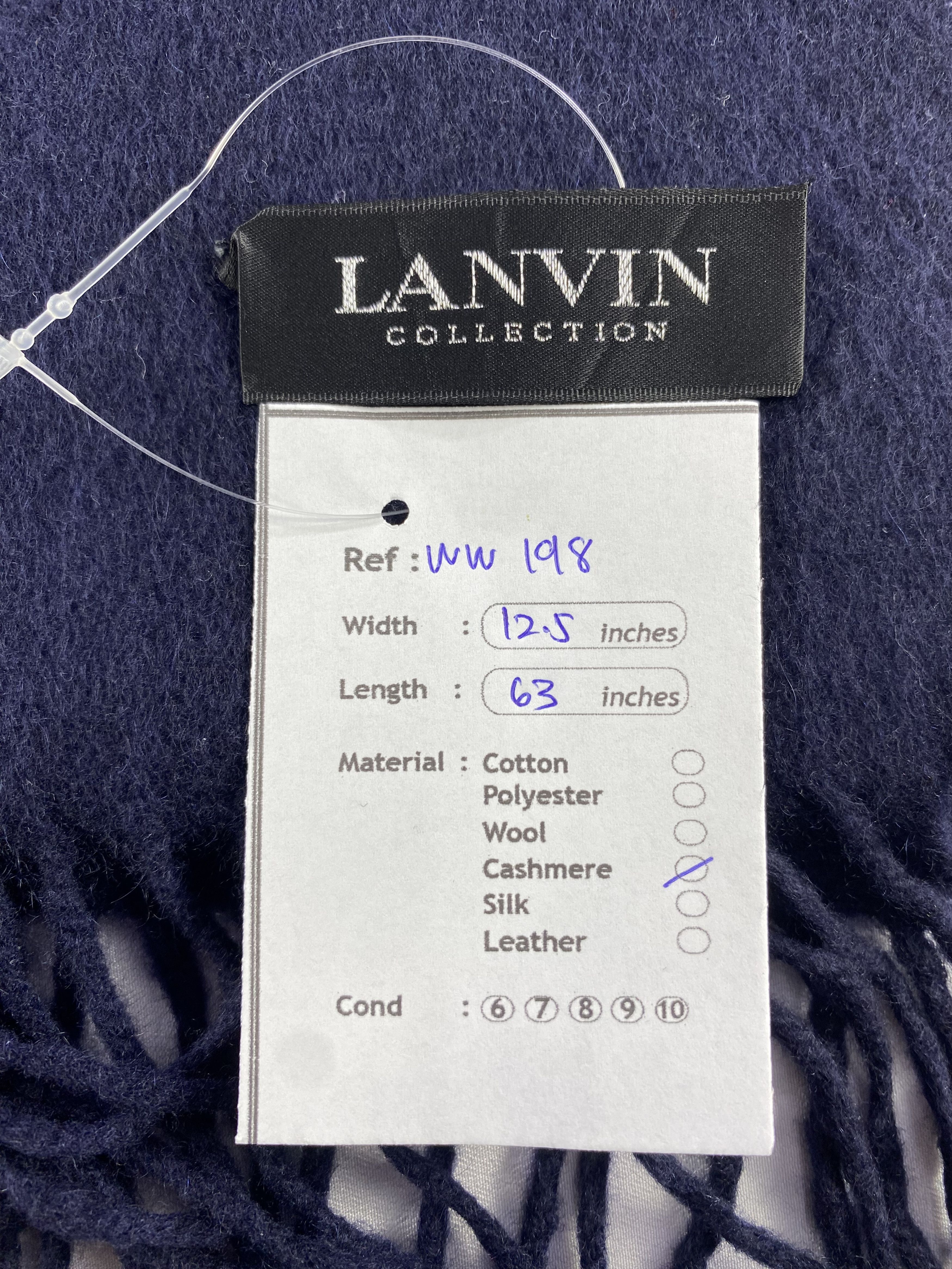 Lanvin × Vintage Lanvin Scarf / Muffler / Neckwear Size ONE SIZE - 5 Thumbnail