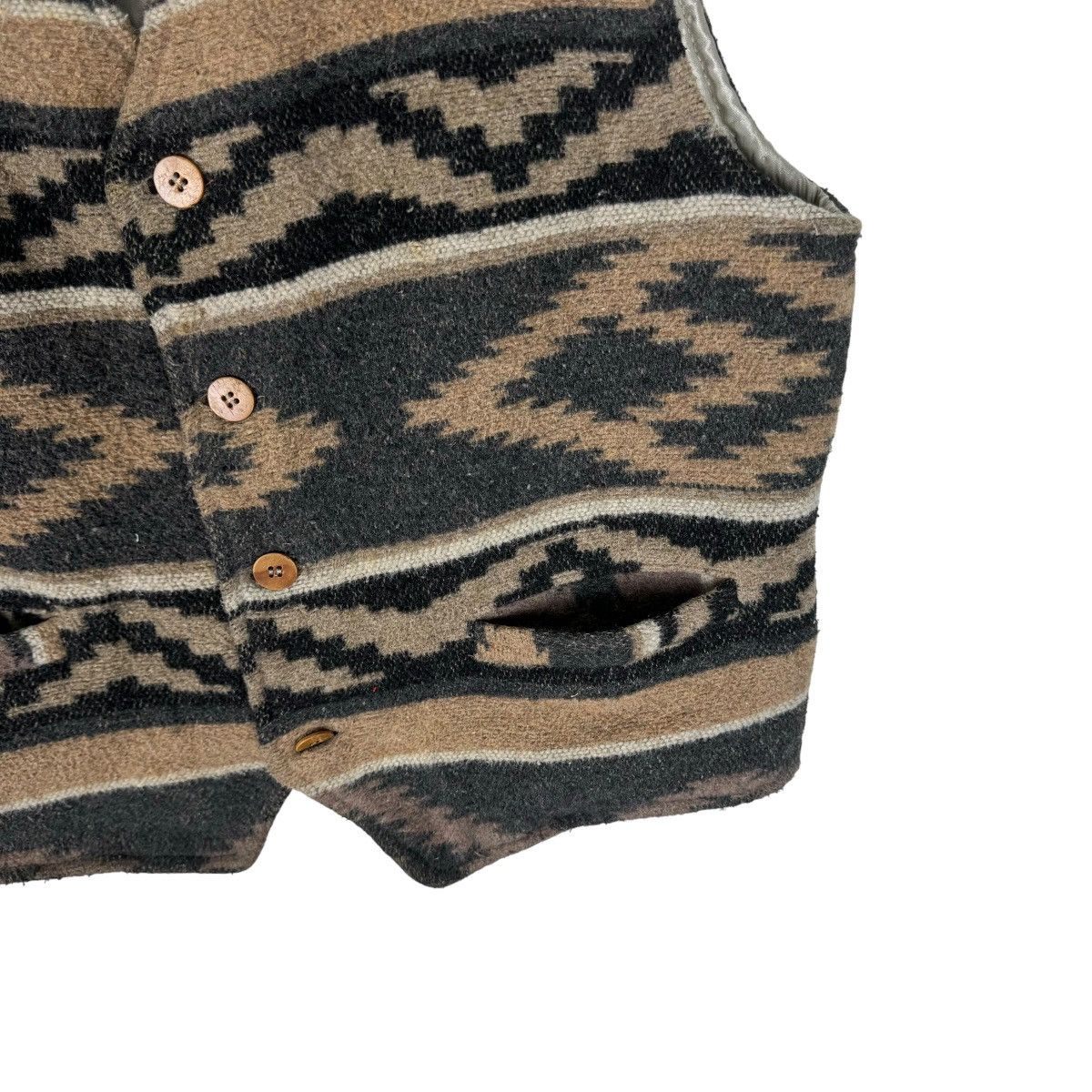 Native ❄️80s AVANEZ FRANCE AZTEC WOOL VEST LIKE CHIMAYO Size US M / EU 48-50 / 2 - 4 Thumbnail