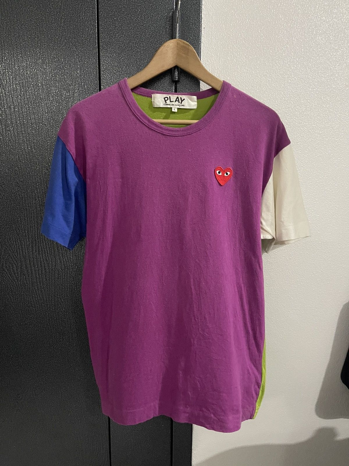 Comme des Garcons PLAY Comme des Garcons Play Multicolor Tshirt Size US L / EU 52-54 / 3 - 1 Thumbnail