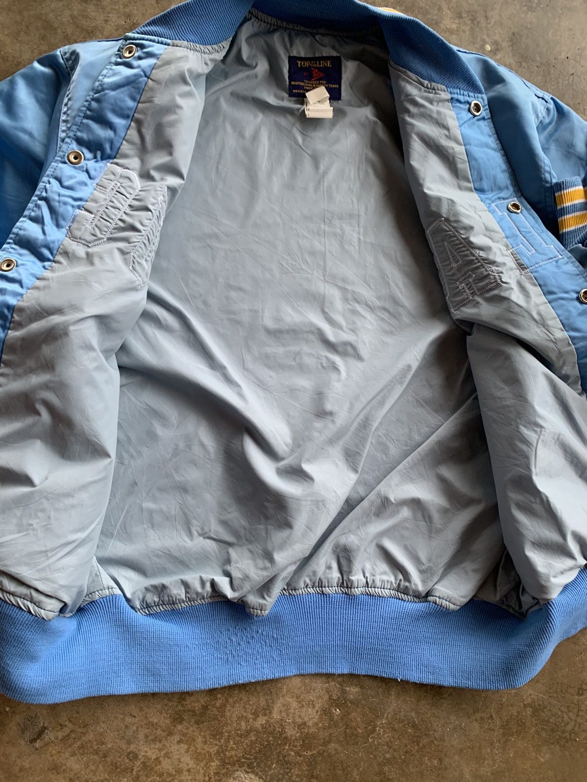 Vintage Vintage Blue Satin UCLA Bruins Bomber Jacket Size US M / EU 48-50 / 2 - 7 Thumbnail