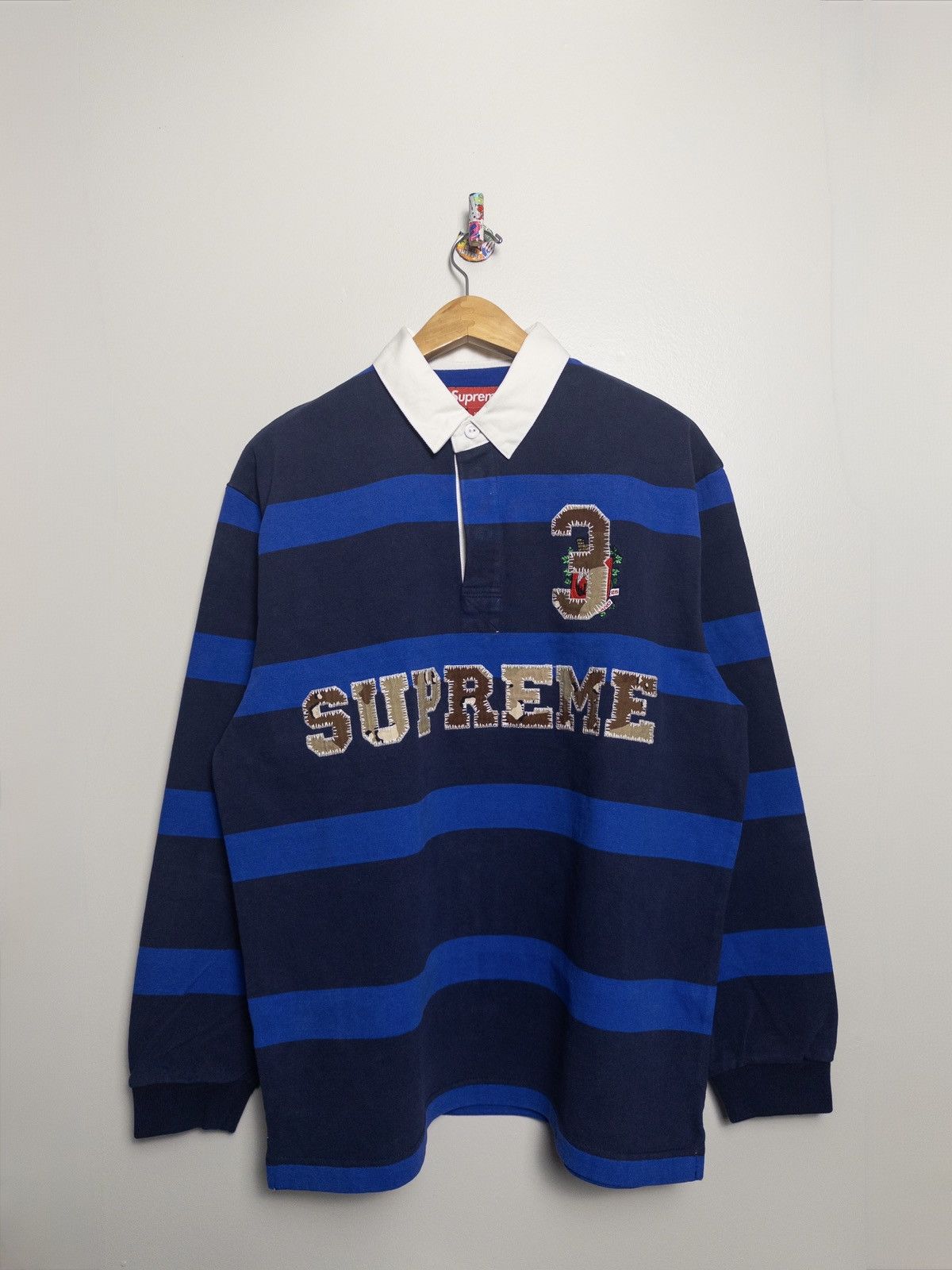 Supreme Striped Rugby | Grailed