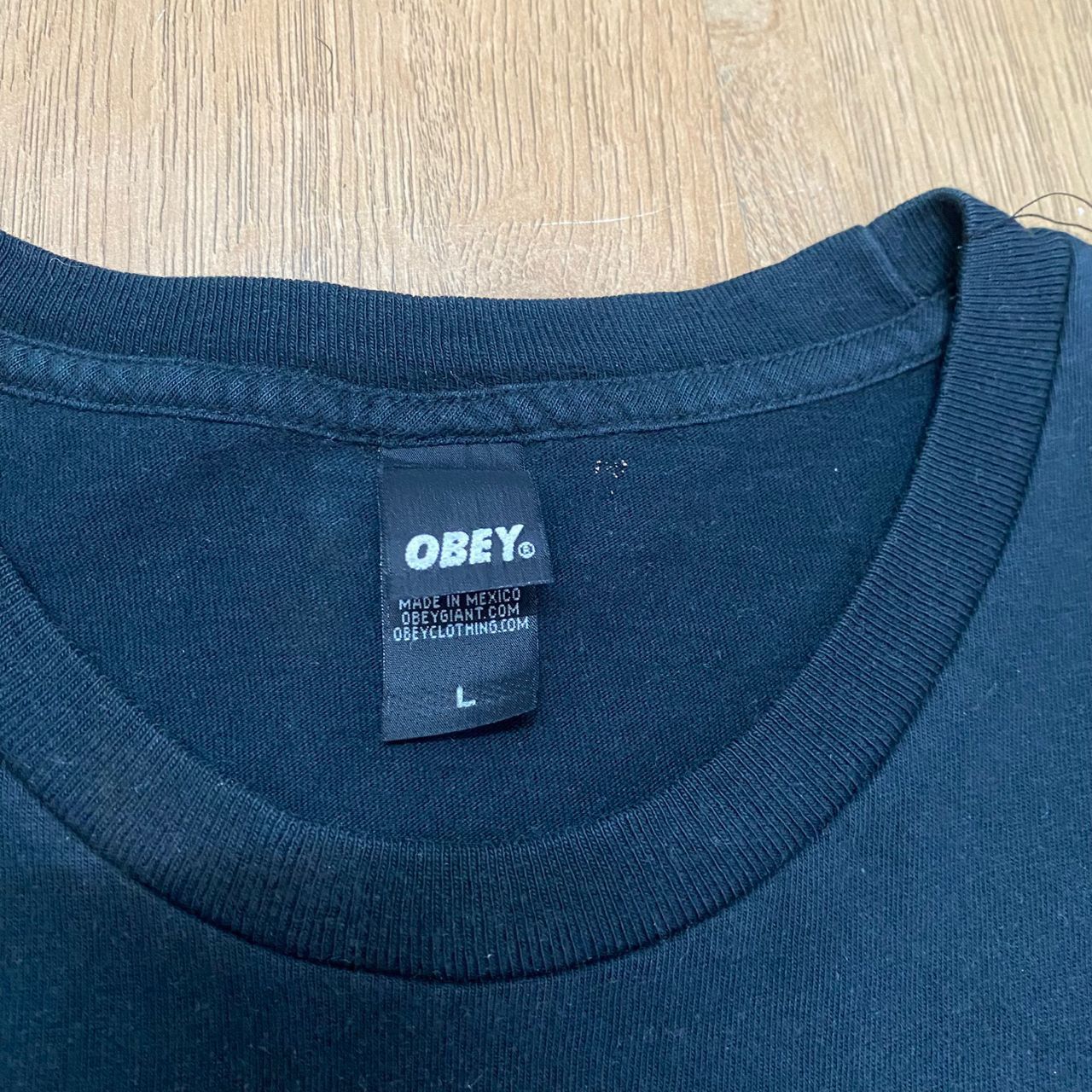 Obey Vintage Obey New World Order Streetwear Tshirt Size US L / EU 52-54 / 3 - 7 Thumbnail