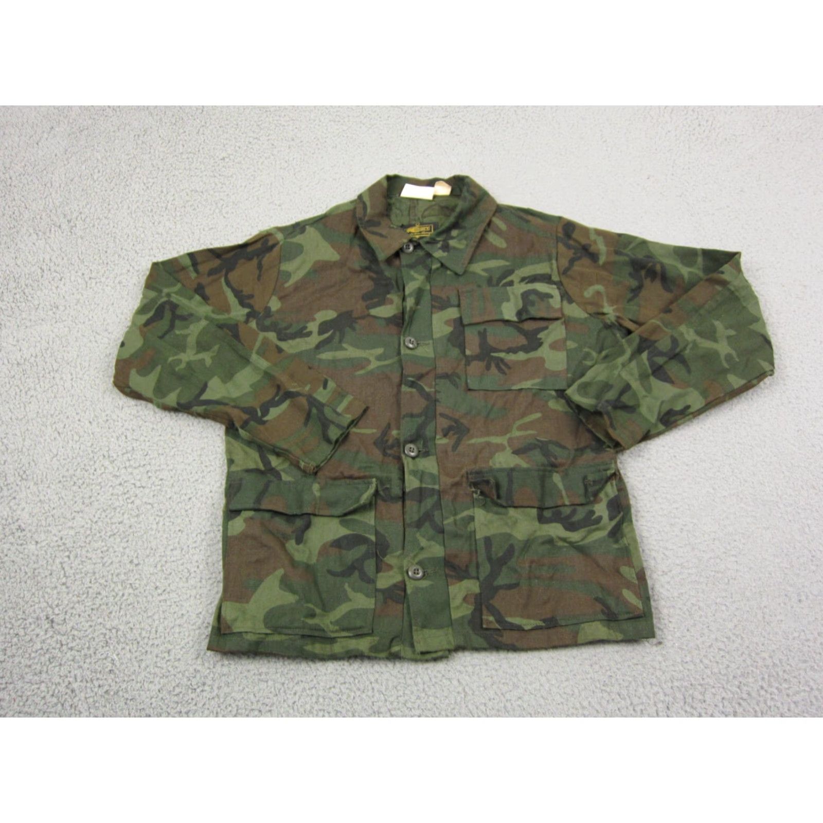 Vintage VINTAGE K-mart Shirt Camouflage Canvas Button-Up 90s Outdoor Mens M Green Cotton Canvas Button-Down Collar Shirt Size US M / EU 48-50 / 2 - 2 Thumbnail