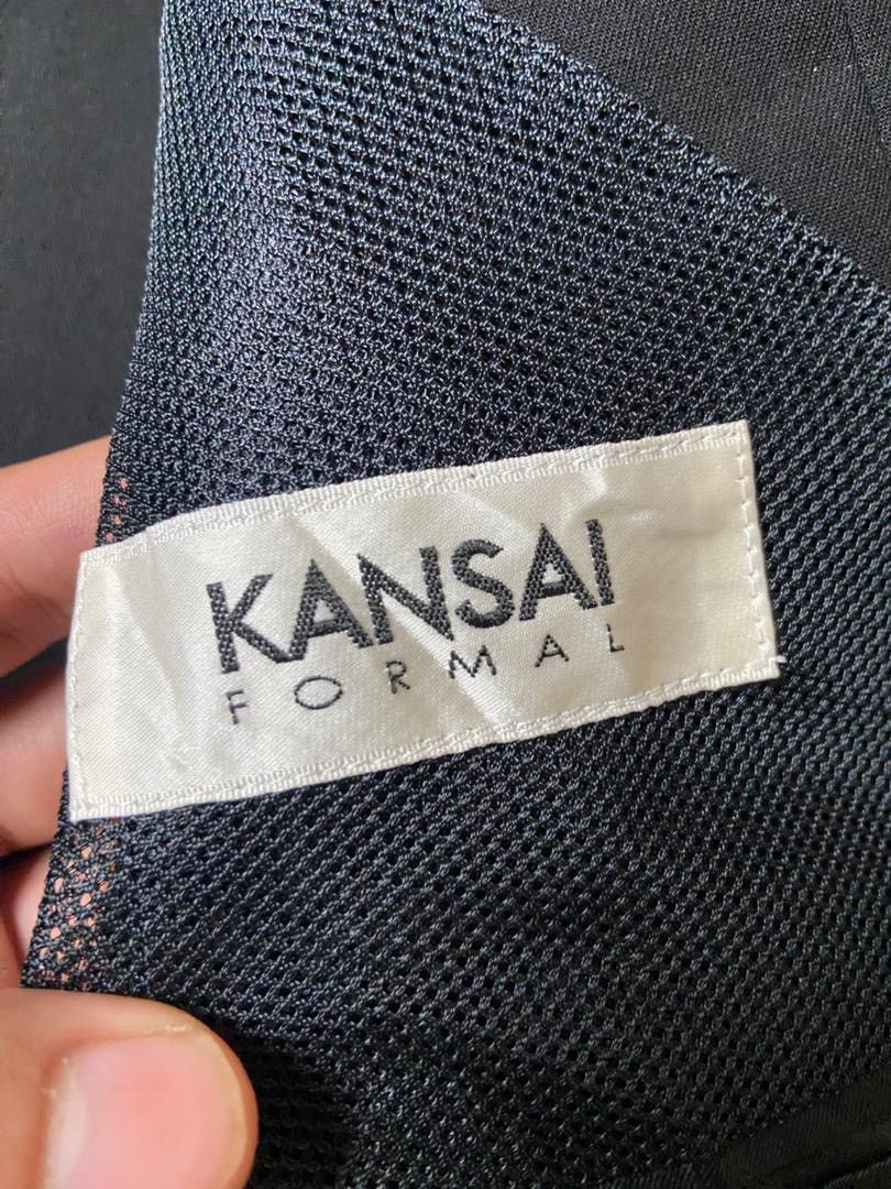 Kansai Yamamoto Kansai Yamamoto Formal Single Breasted Blazer (177) Size US S / EU 44-46 / 1 - 3 Thumbnail