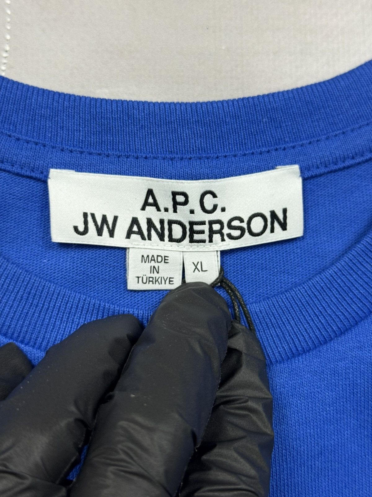 Fw23 J.W. Anderson x A.P.C Car Tee(Blue/XL)