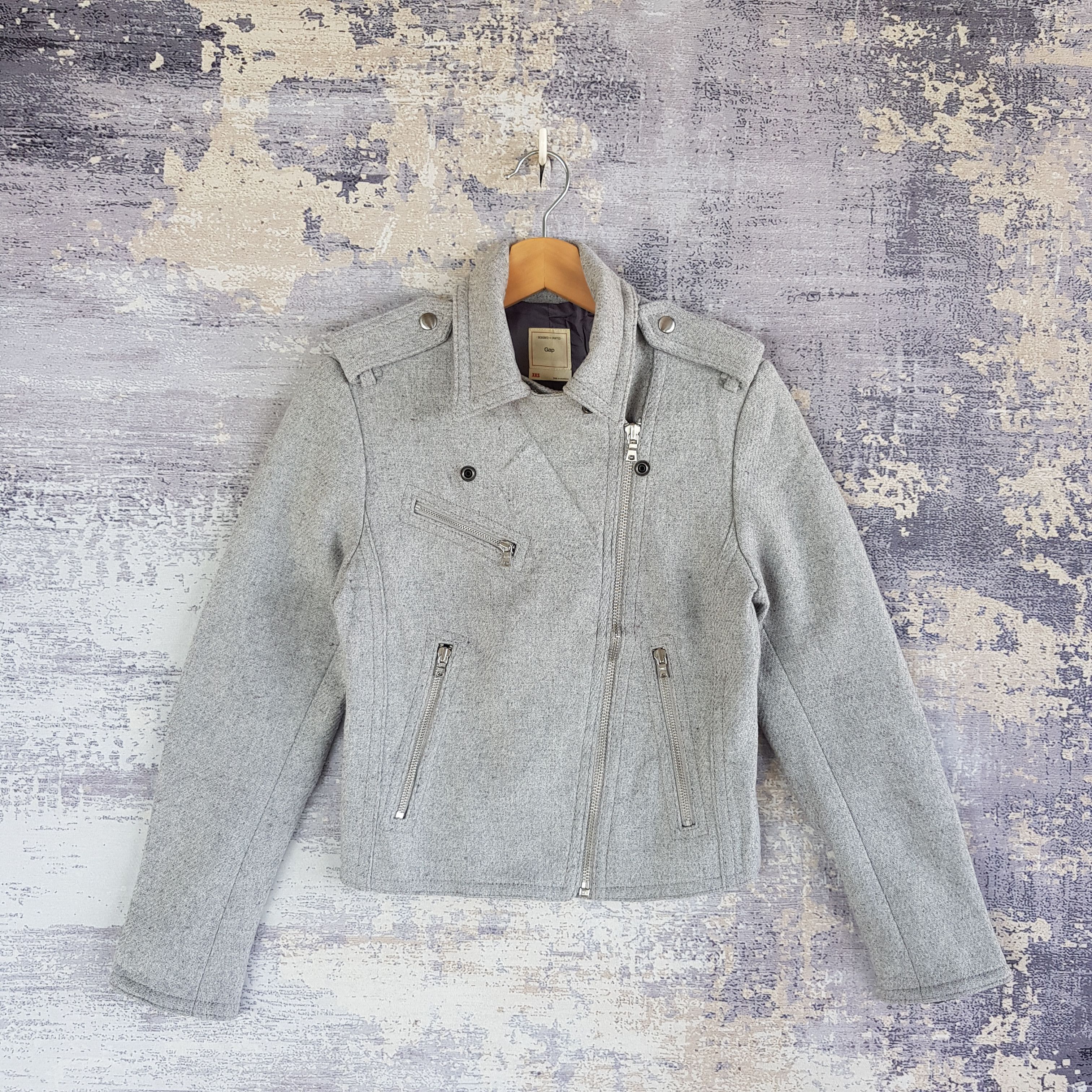 Seditionaries × Vintage Seditionaries Y2K GAP Punk Jacket GAP Wool Jackets Size XS / US 0-2 / IT 36-38 - 1 Thumbnail