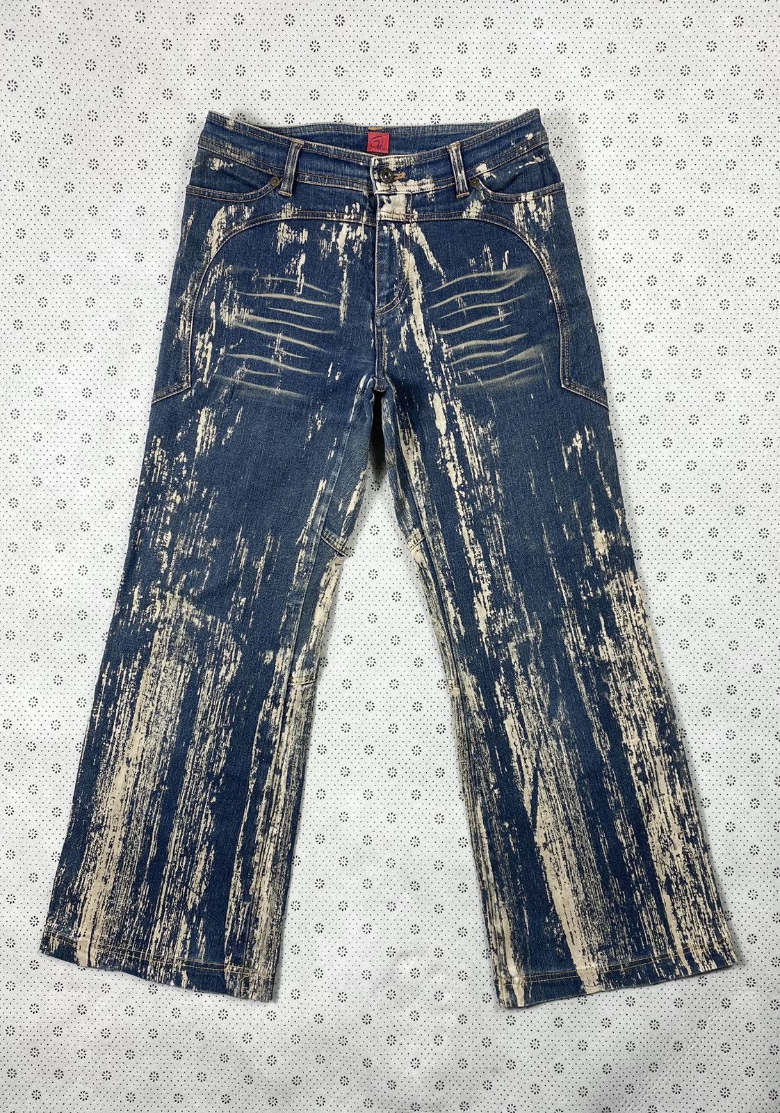 image of Distressed Denim x Girlfriend Collective Acid Wash Denim By Miss Alice, Women's (Size 29)