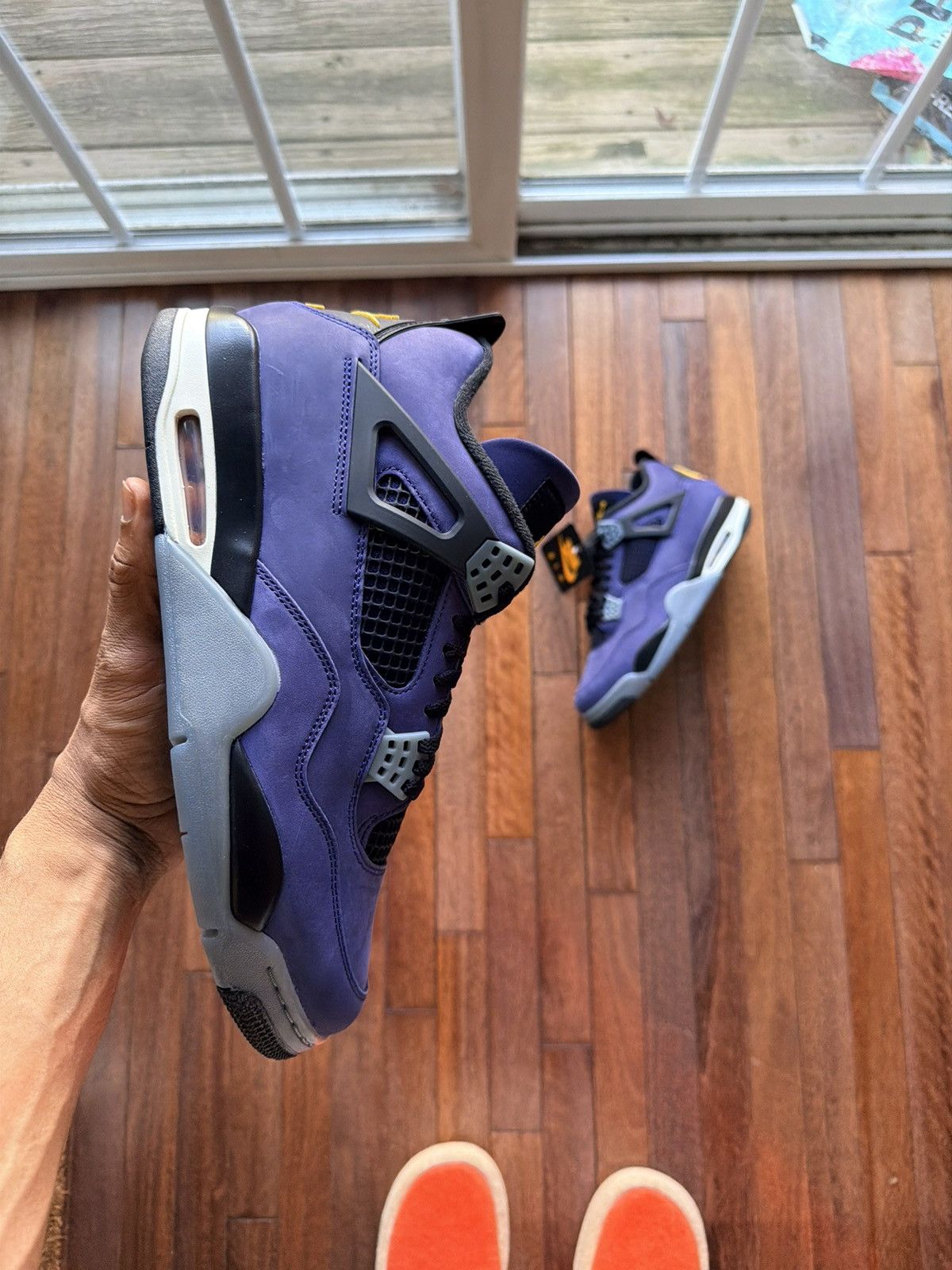 Nike Nike Jordan 4 Lakeshow - Lakers - Imperial Purple - Size 12 Size US 12 / EU 45 - 9 Thumbnail