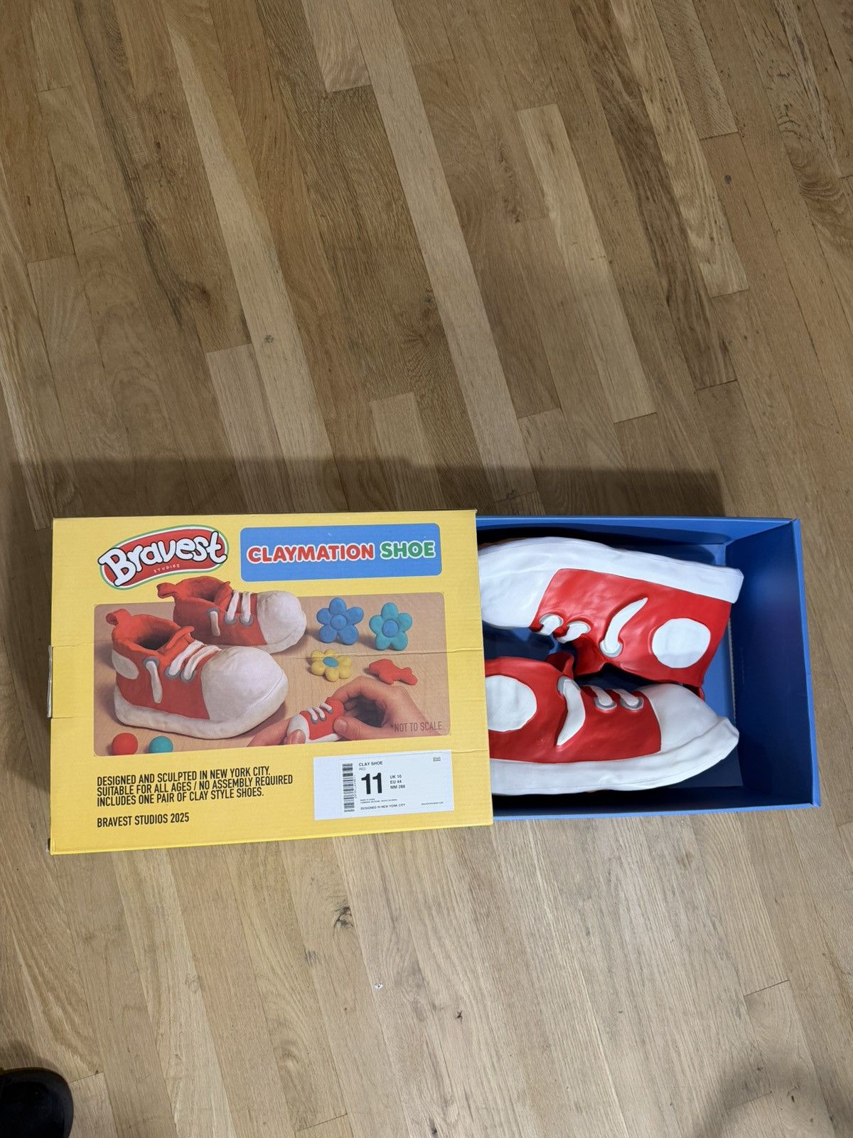 Bravest Studios Bravest Studios Claymation shoes (red) Size US 11 / EU 44 - 4 Thumbnail