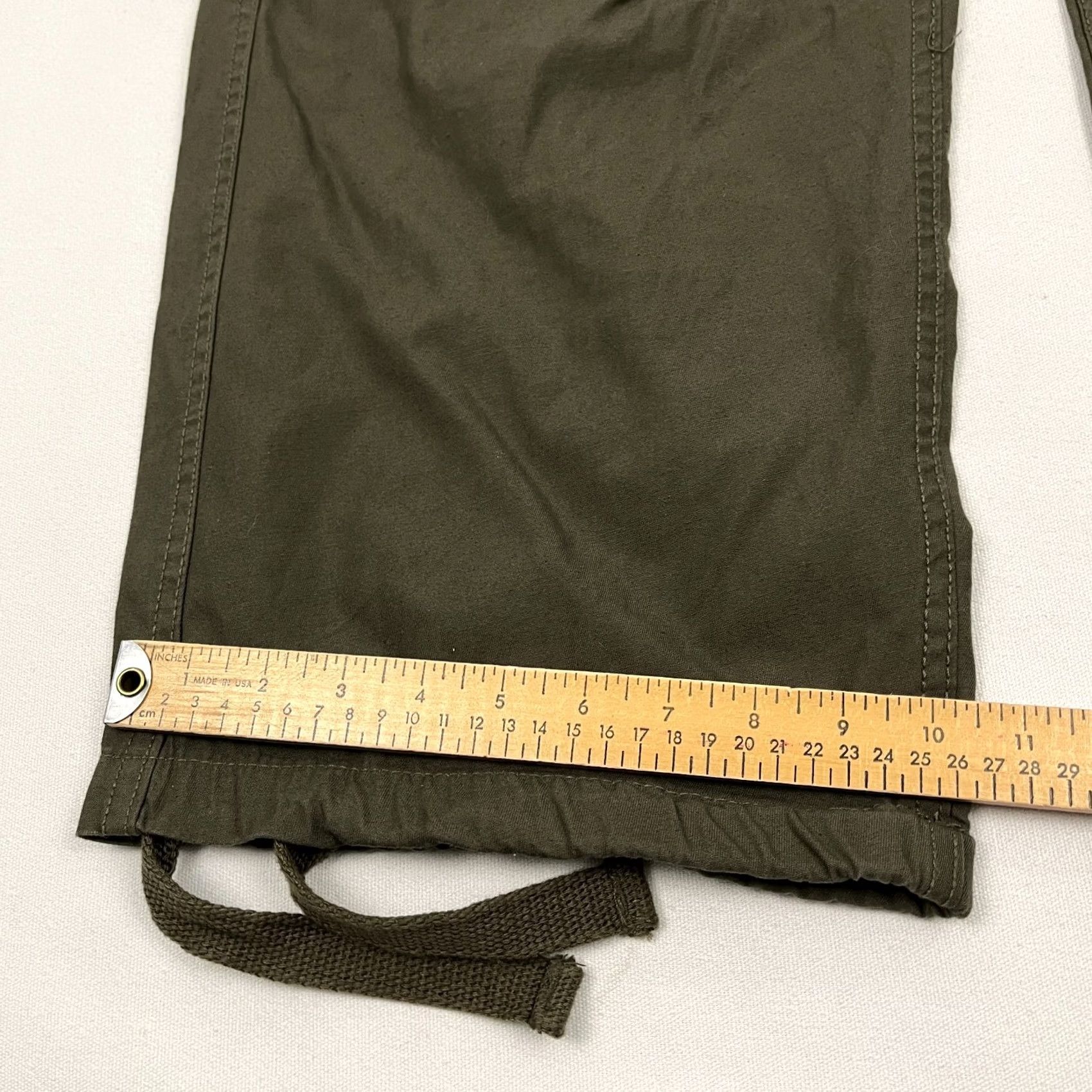 Olive VINTAGE Surplus Tex Airborne Pants Mens 2XL 40x30 Olive Green Cargo NEW Size US 39 - 7 Thumbnail