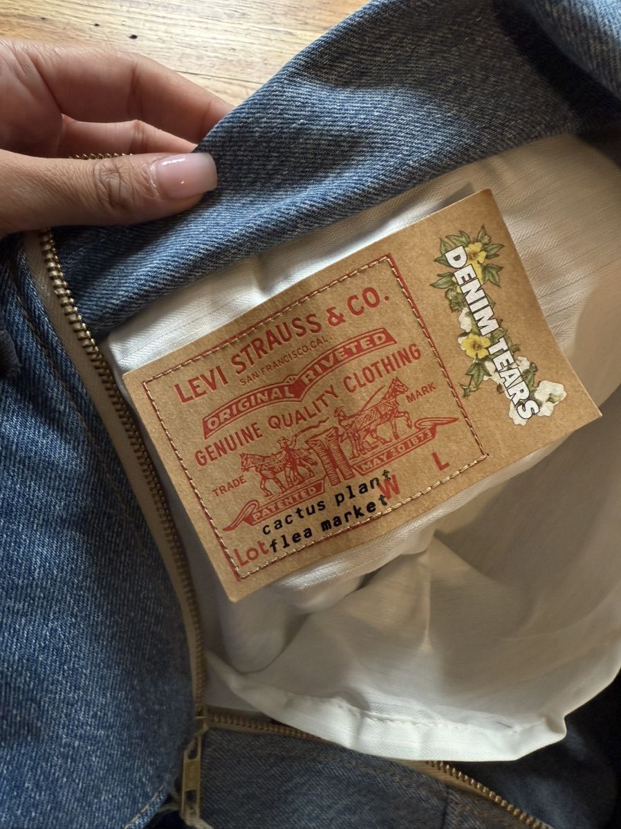 Cactus Plant Flea Market × DENIM TEARS cactus plant flea market x denim tears x levis tote bag Size ONE SIZE - 4 Thumbnail