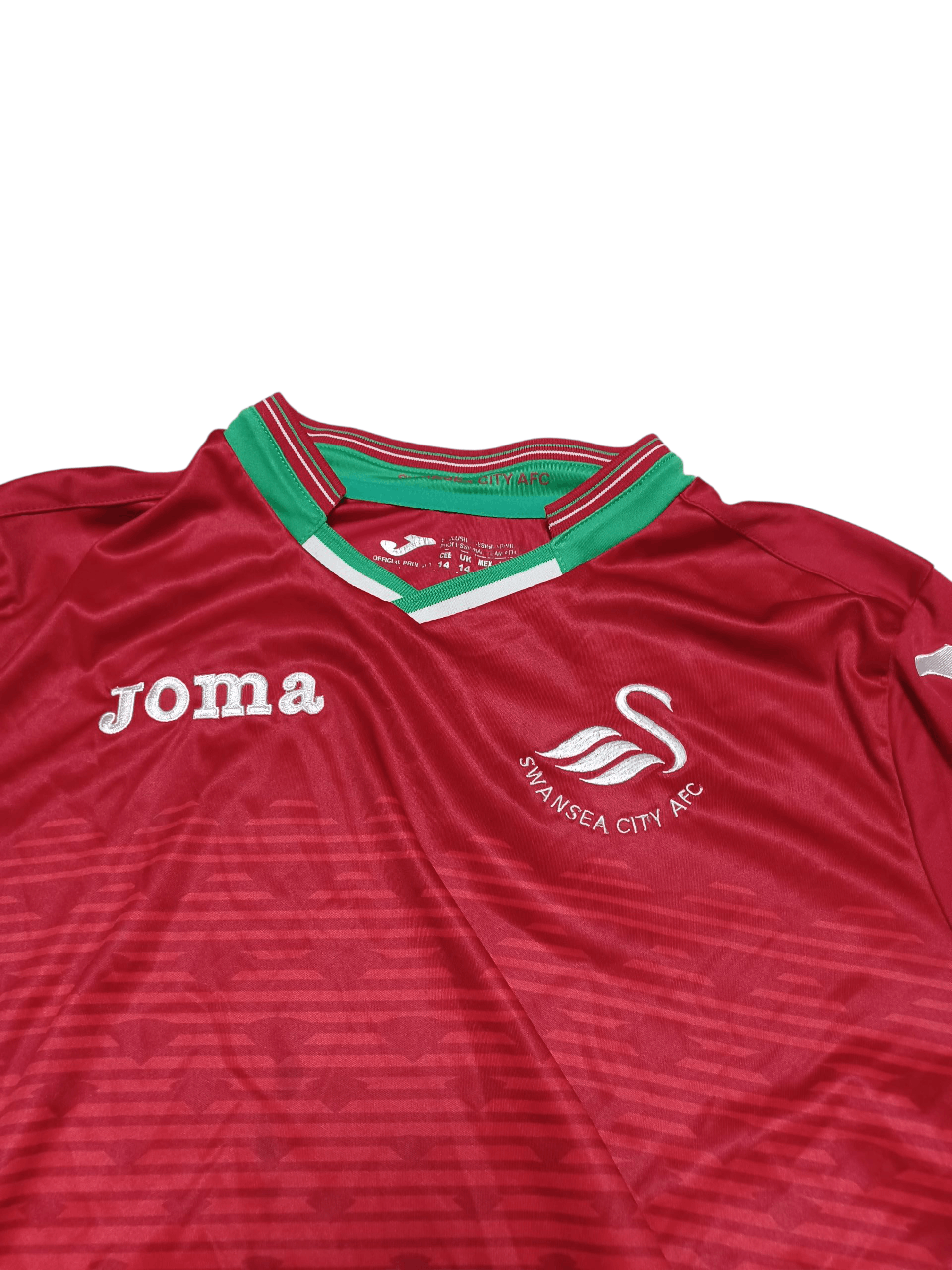 Joma SWANSEA CITY JOMA 2017/2018 SOCCER JERSEY VINTAGE Size US S / EU 44-46 / 1 - 2 Thumbnail