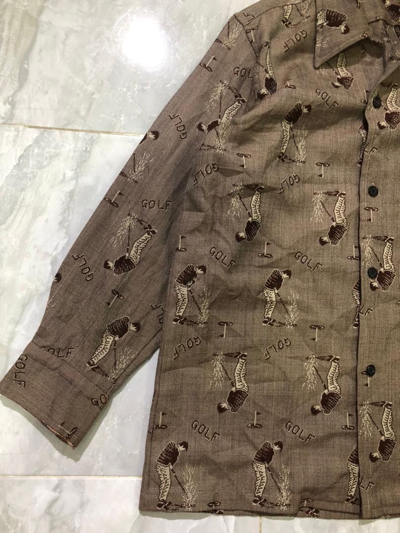 Vintage Vintage All Over Print Golf button-ups shirt Size US S / EU 44-46 / 1 - 6 Thumbnail