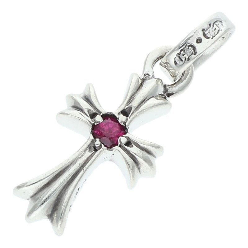 Chrome Hearts Chrome Hearts Silver Necklace with Ruby Charm Size ONE SIZE - 1 Thumbnail