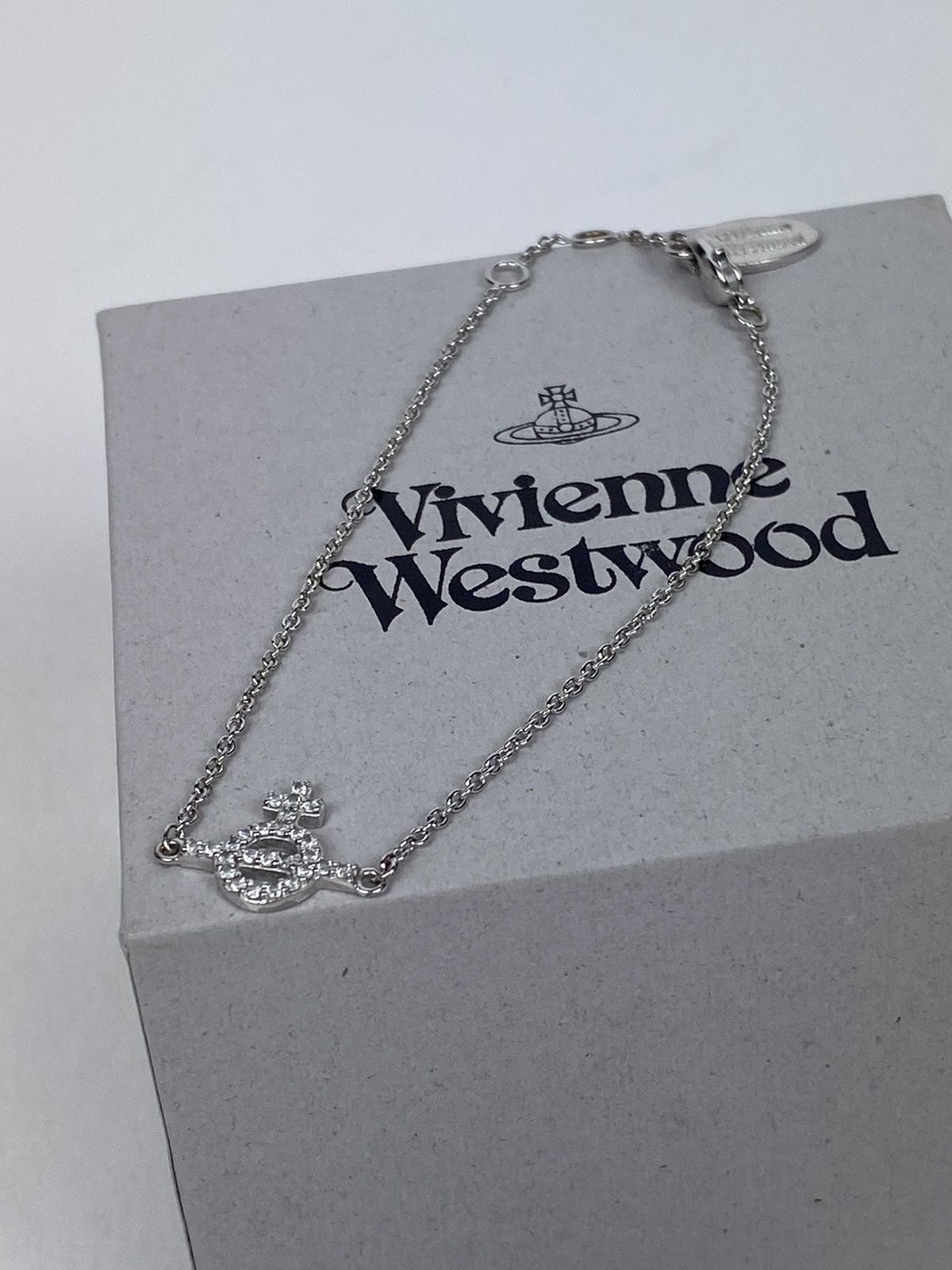Vivienne Westwood Vivienne Westwood Encrusted Infinity Orb Bracelet Size ONE SIZE - 1 Thumbnail
