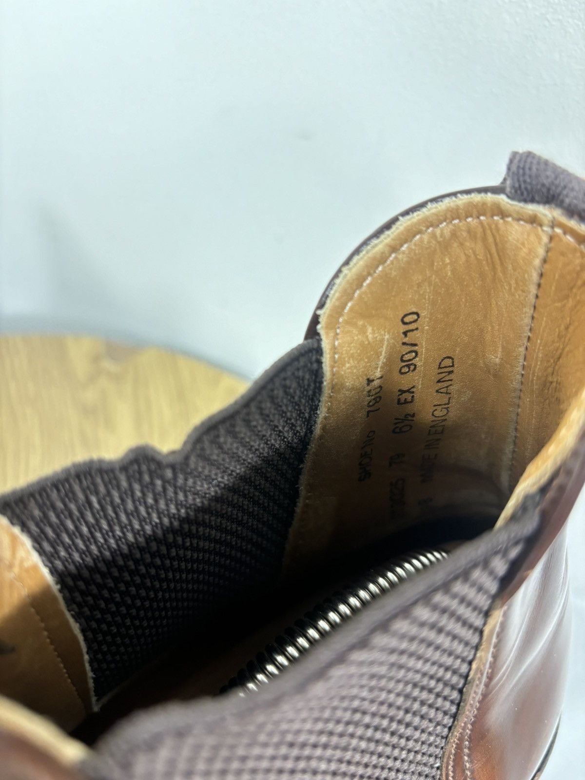 Loake Loake 1880 Shoemaker Men’s Brown Leather Chelsea Boots Size US 7.5 / EU 40-41 - 19 Thumbnail