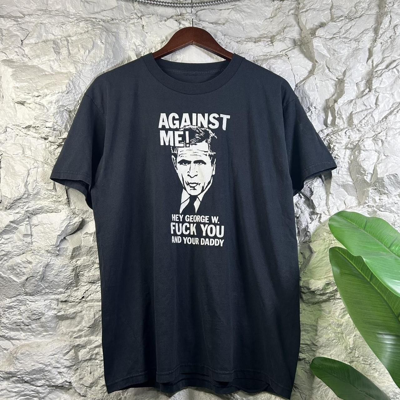 Band Tees Against Me George Bush Tee Size XL Size US XL / EU 56 / 4 - 2 Thumbnail