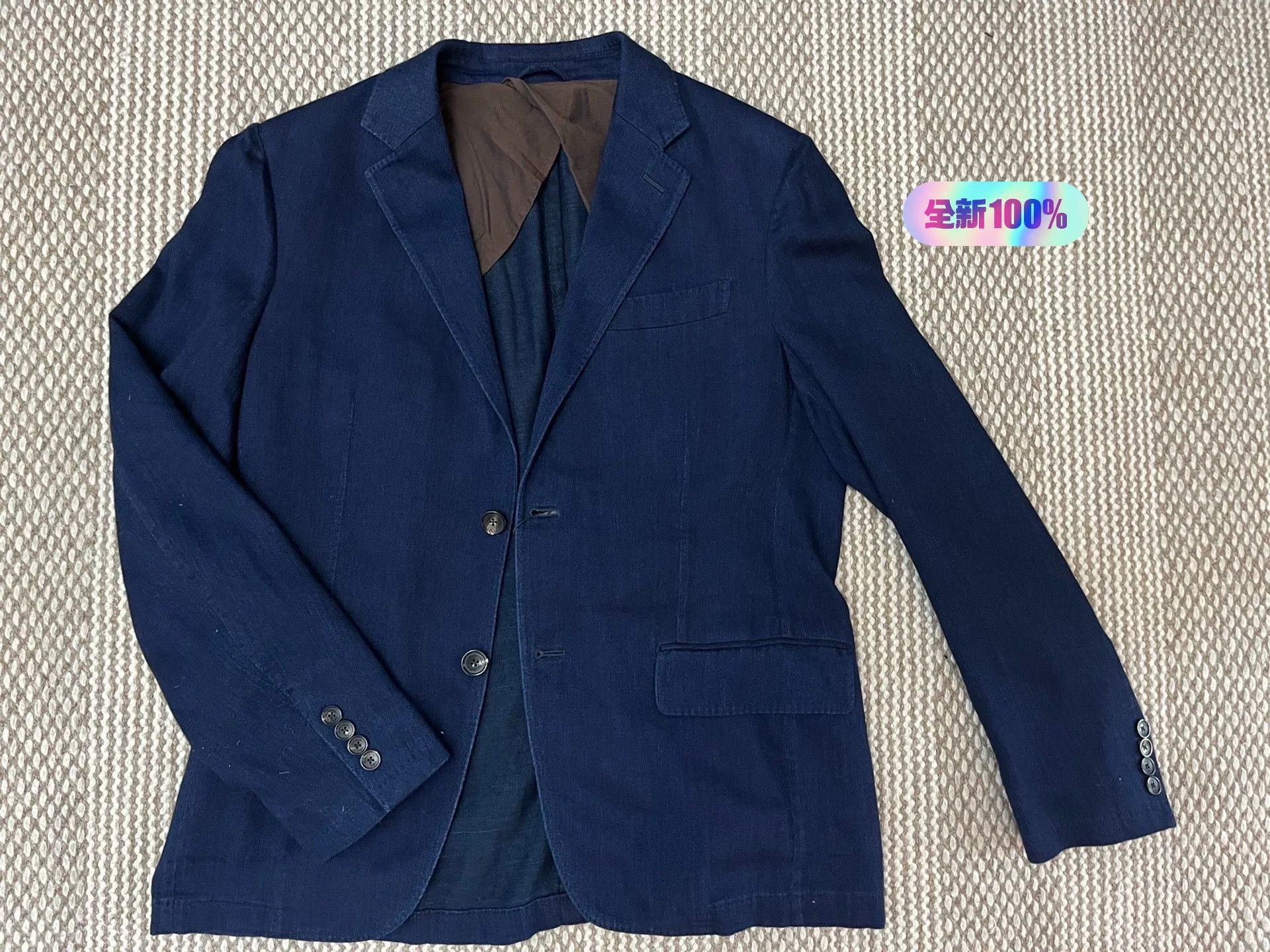 Ermenegildo Zegna Emenegildo Zegna Dark Navy Blazer Size US L / EU 52-54 / 3 - 2 Thumbnail