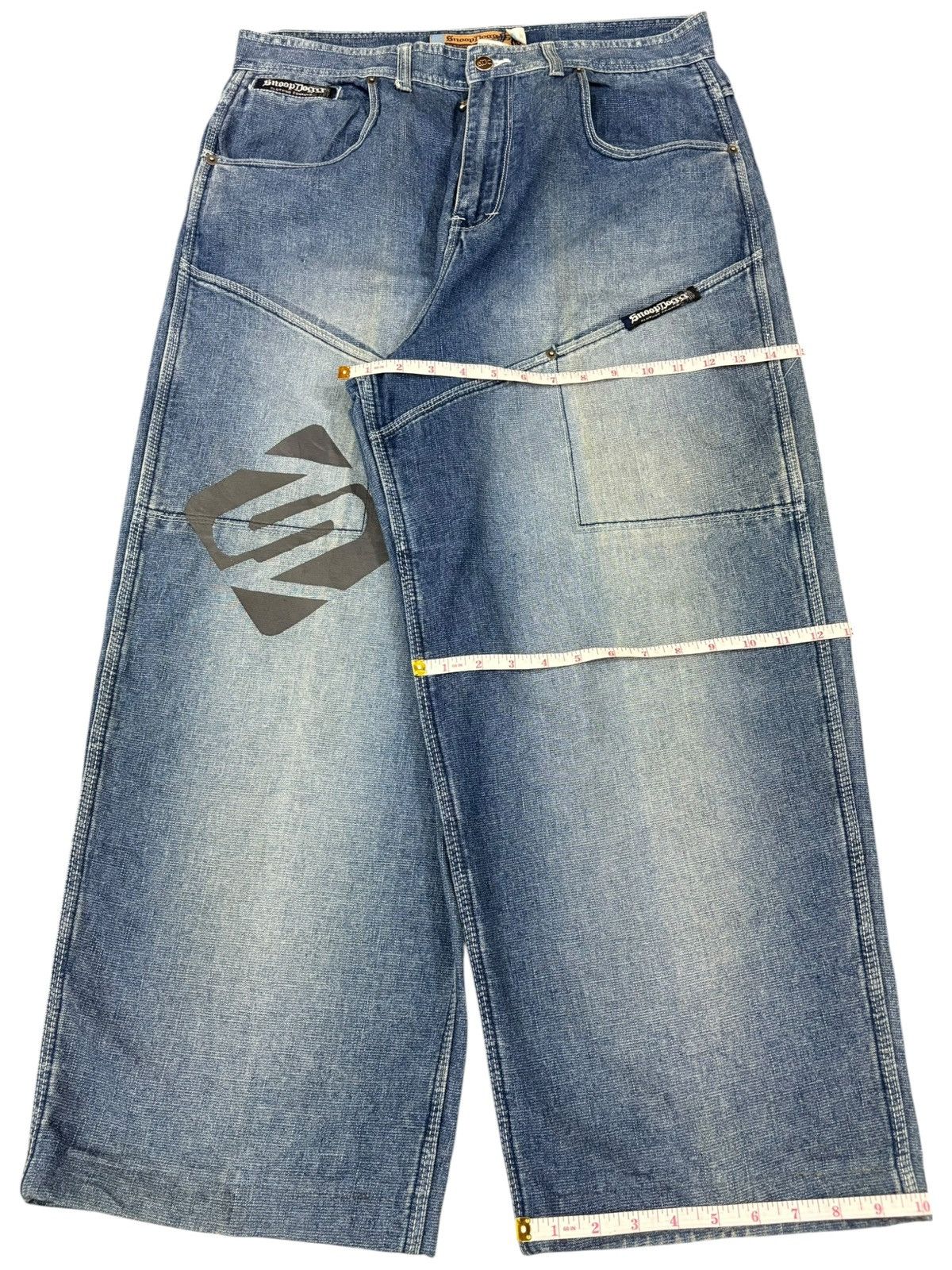 Snoop Dogg Vintage Snoop Dog Loose Baggy Jean Shorts Jorts Size US 36 / EU 52 - 14 Thumbnail