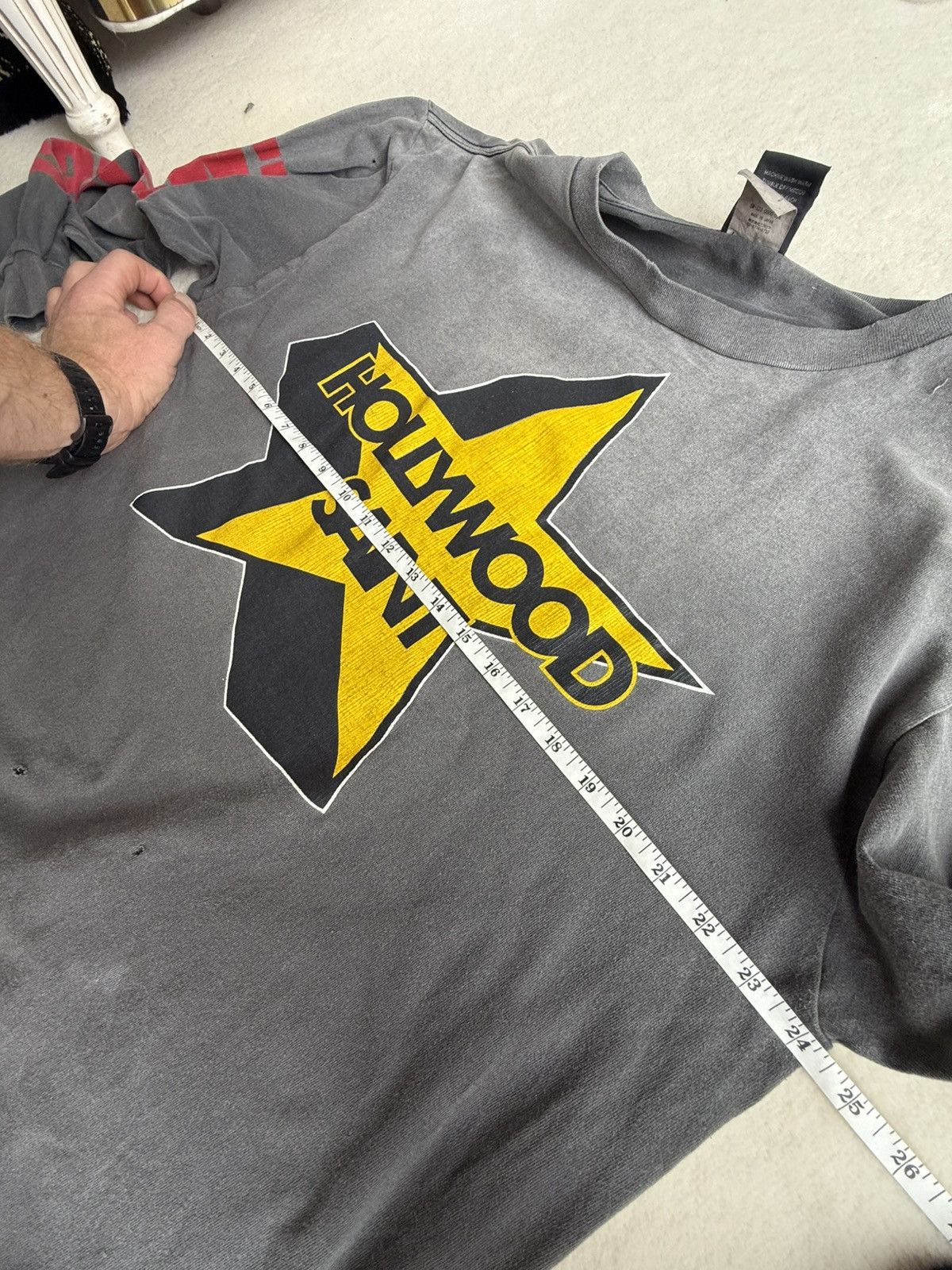 Saint Michael Saint Mxxxxxx Michael Hollywood Saint sleeve t shirt XL logo Size US XL / EU 56 / 4 - 5 Thumbnail
