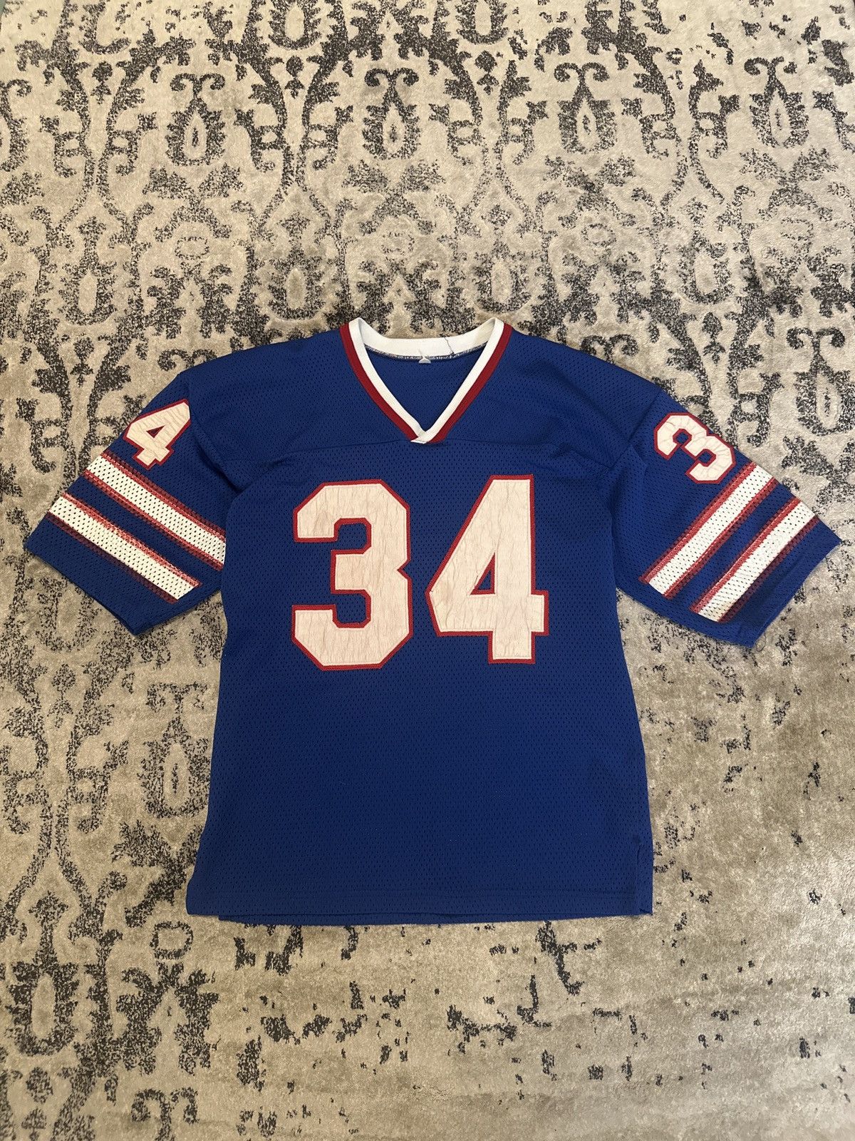 NFL × Vintage Early 1980s Buffalo Bills Jersey Size US L / EU 52-54 / 3 - 1 Thumbnail