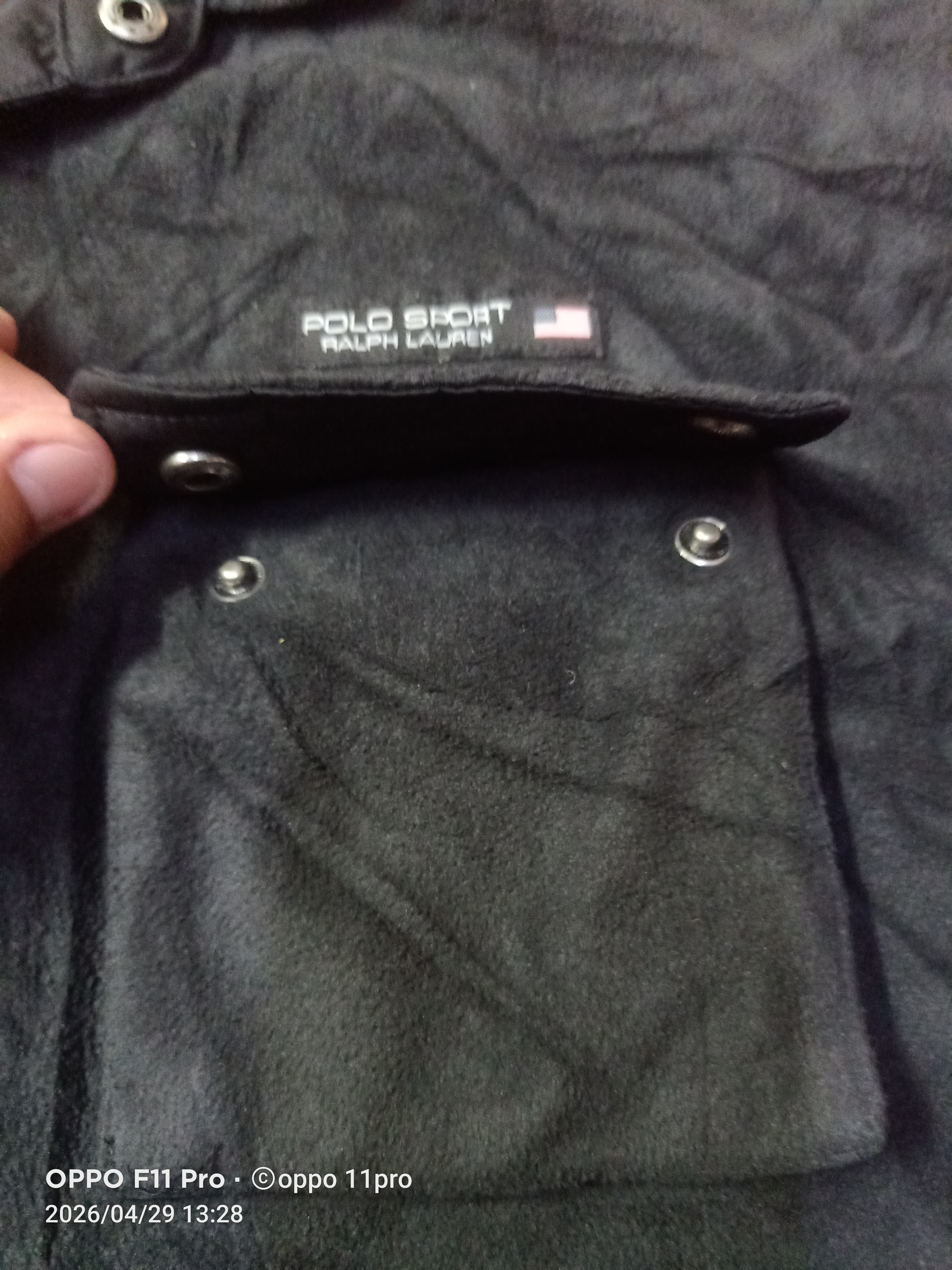 Ralph Lauren Sport 💥 Polo Sport Lauren FLEECE Button Up Men 💥 Size US XL / EU 56 / 4 - 6 Thumbnail