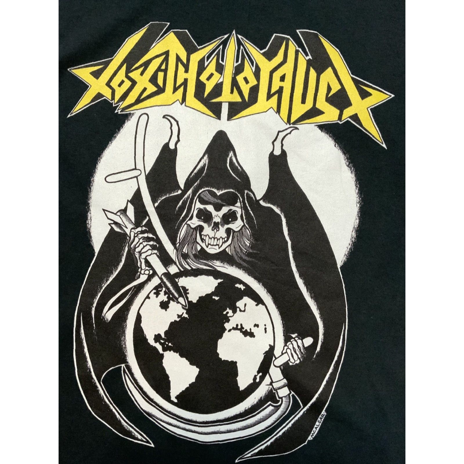 Fruit Of The Loom Toxic Holocaust Reaper Demo EP Album Thrash Metal Rock Band Black T-Shirt Sz. M Mens Size M Band Shirt Size US M / EU 48-50 / 2 - 5 Thumbnail