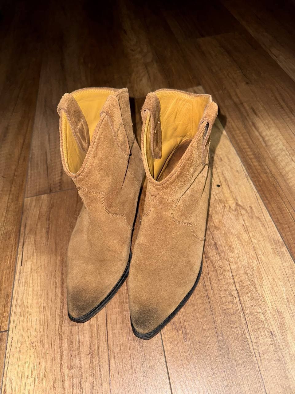 Isabel Marant Isabel Marant Dewina Suede Western Boots Camel 38 Size US 8 / IT 38 - 13 Thumbnail