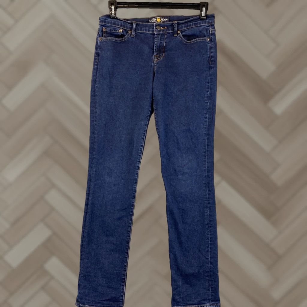 Lucky Brand Lucky Brand Women’s Skinny Jeans Dark Wash 6/28 W32 x L31 Blue Stretch Womens Size 28" / US 6 / IT 42 - 1 Thumbnail