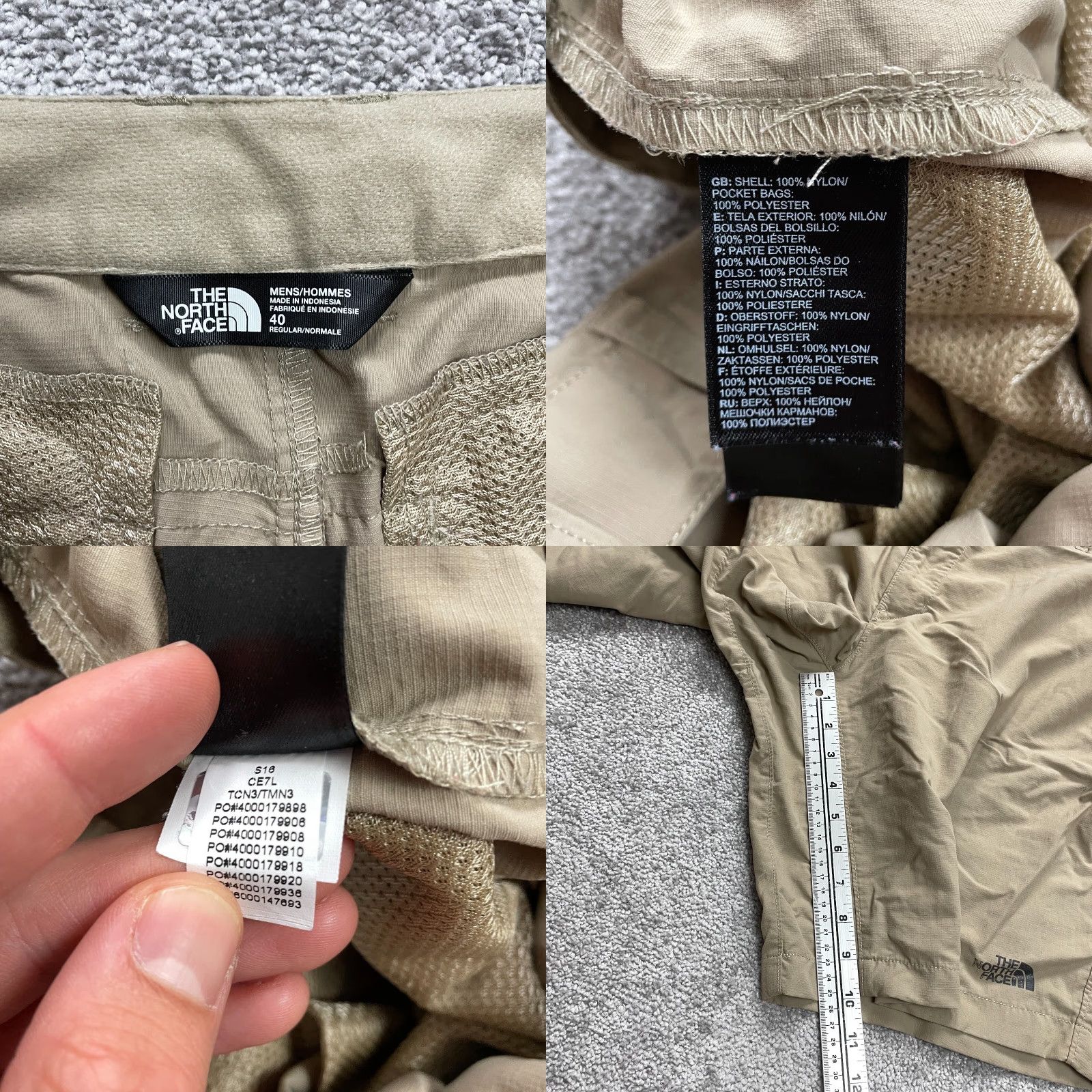 The North Face VINTAGE? No. The North Face Chino Shorts Mens 40 Brown Flat Front Nylon Active Outdoor Golf Size US 40 / EU 56 - 8 Thumbnail