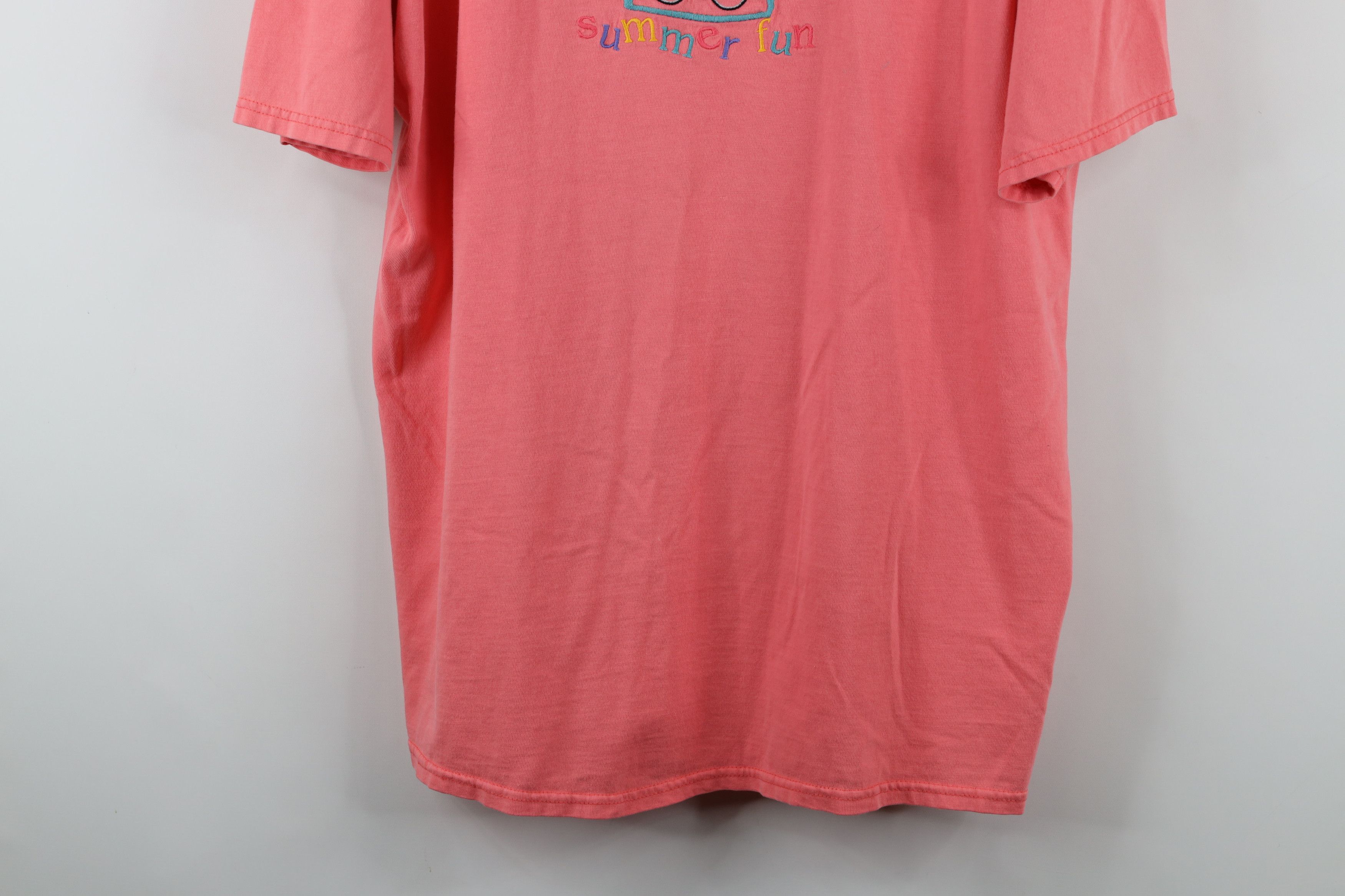Vintage Vintage 90s Streetwear Spell Out Summer Fun T-Shirt USA Size XL / US 12-14 / IT 48-50 - 3 Thumbnail